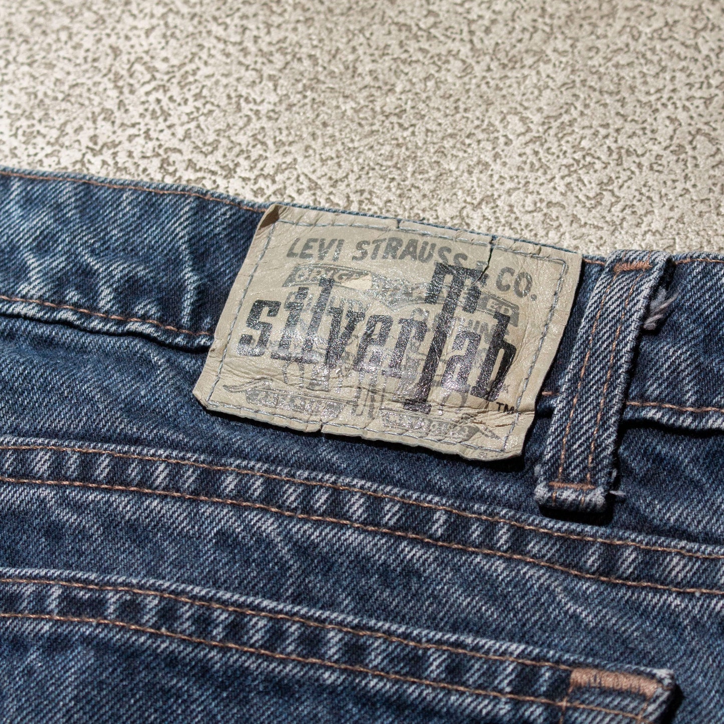 SILVER TAB "LOOSE" Denim U.S.A. 【W36×L29】