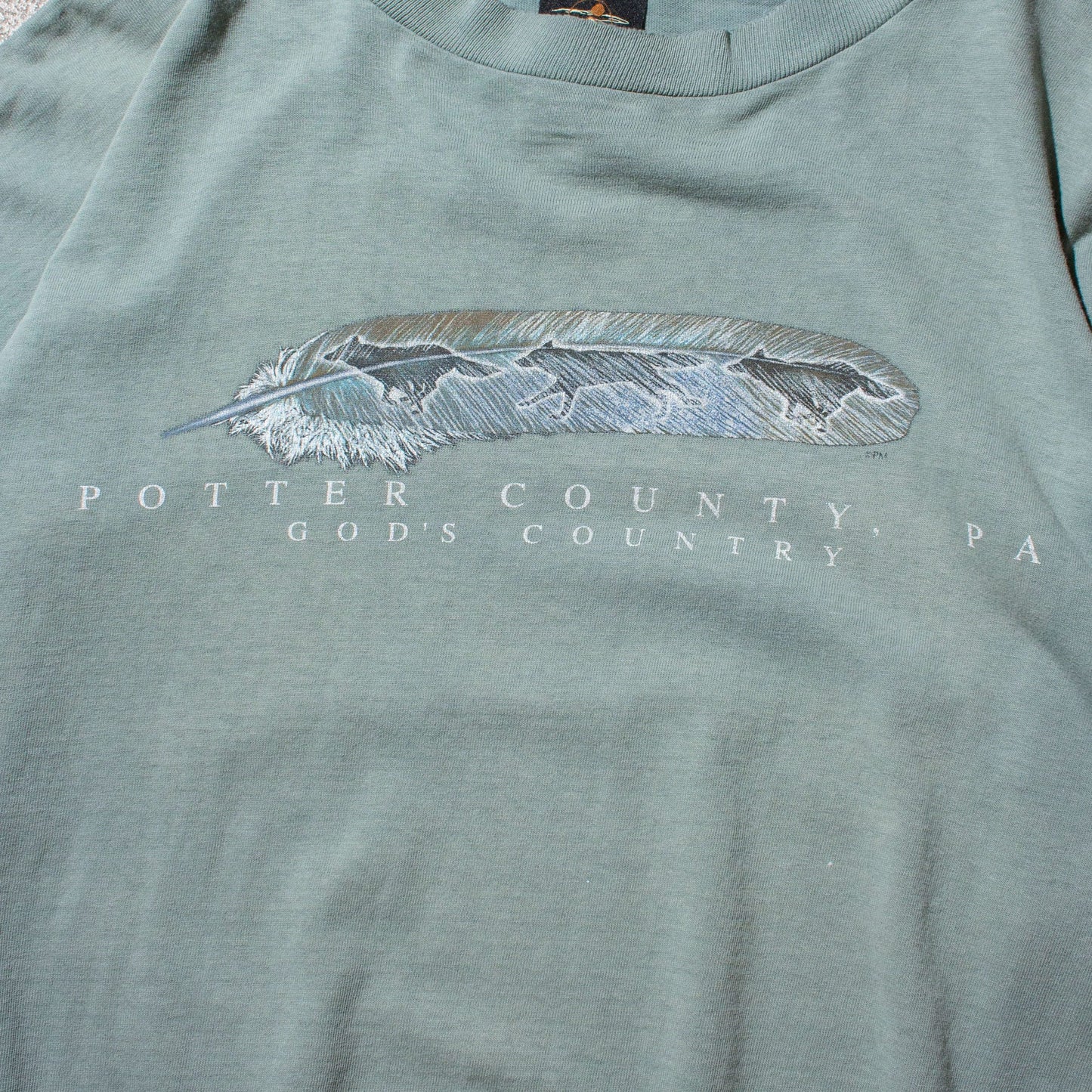 Souvenir T-shirt Made in U.S.A.【XL】