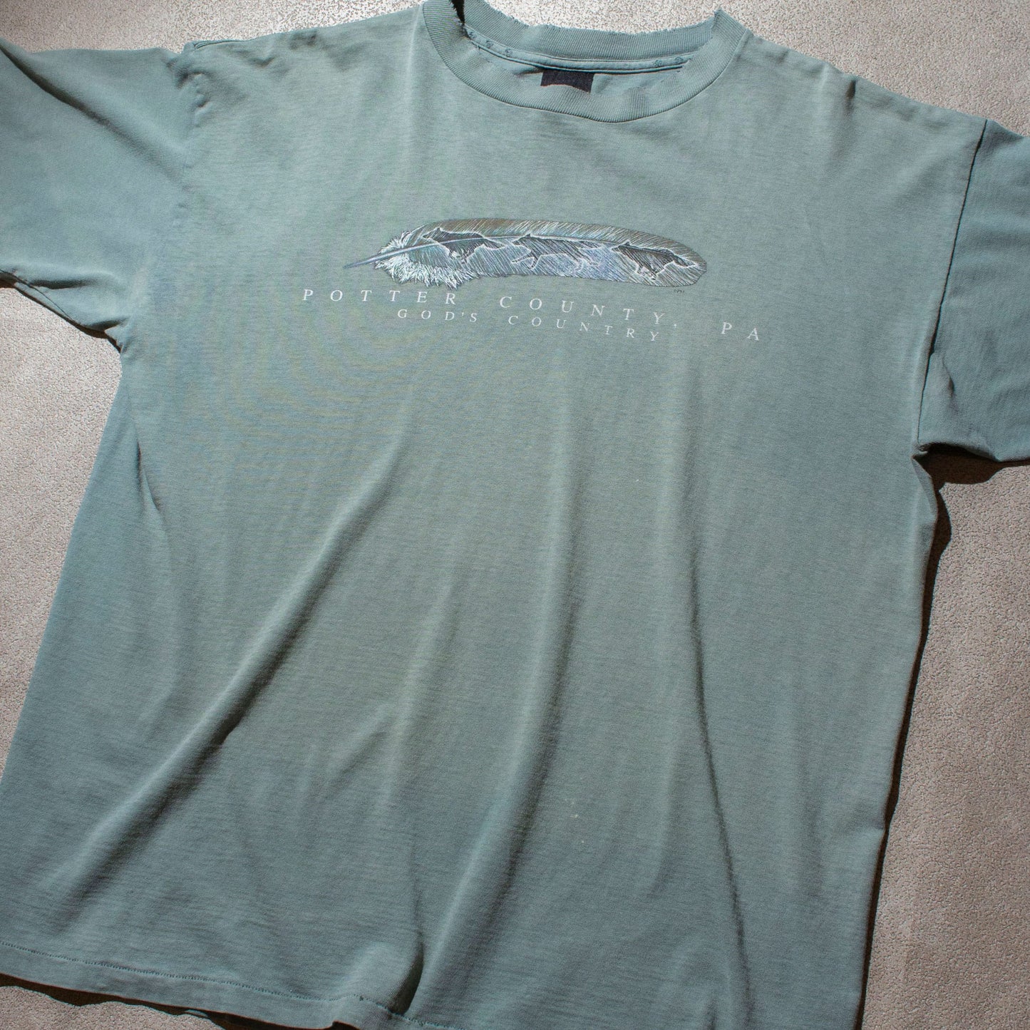 Souvenir T-shirt Made in U.S.A.【XL】