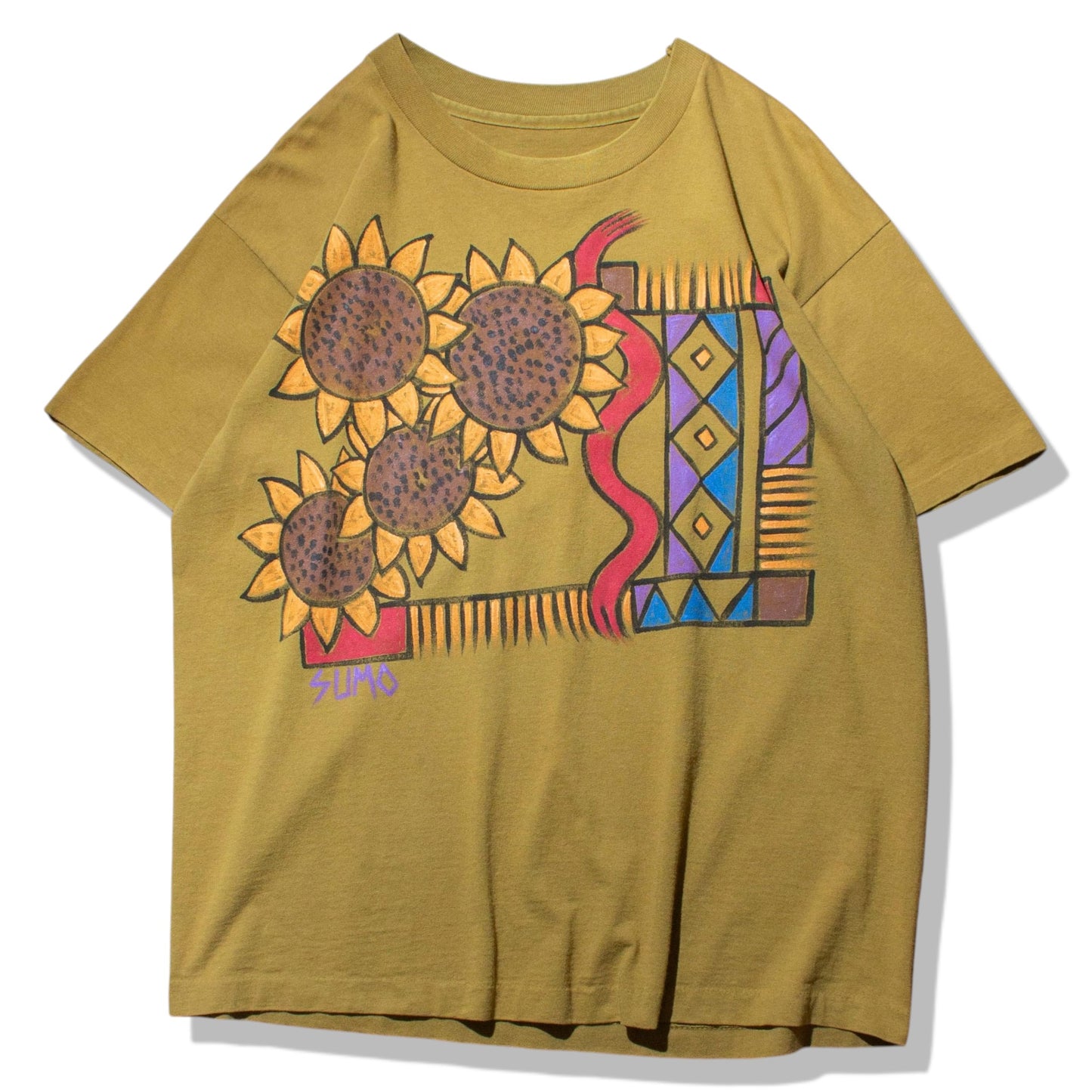 "Sunflower Art" T-shirt【About L】