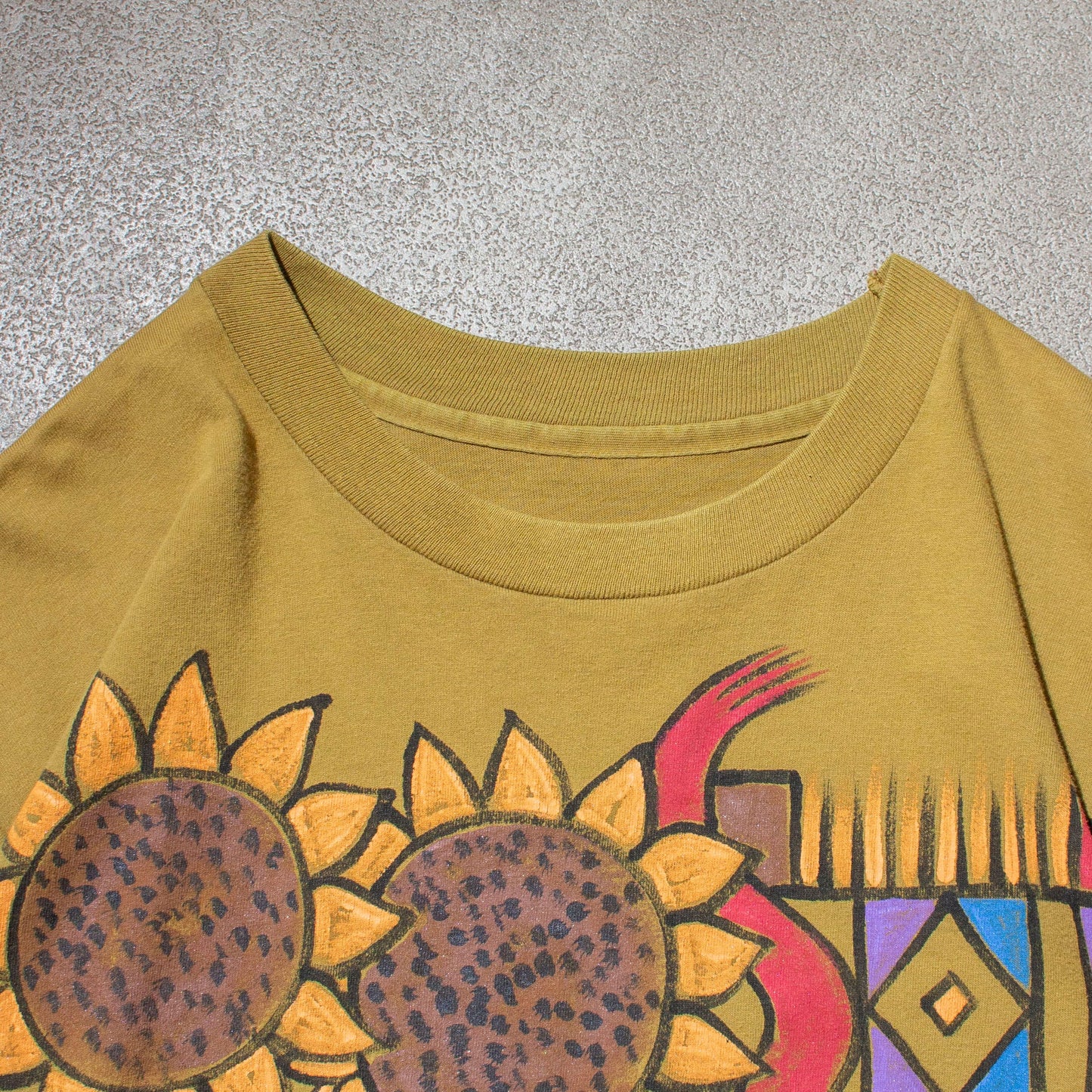 "Sunflower Art" T-shirt【About L】