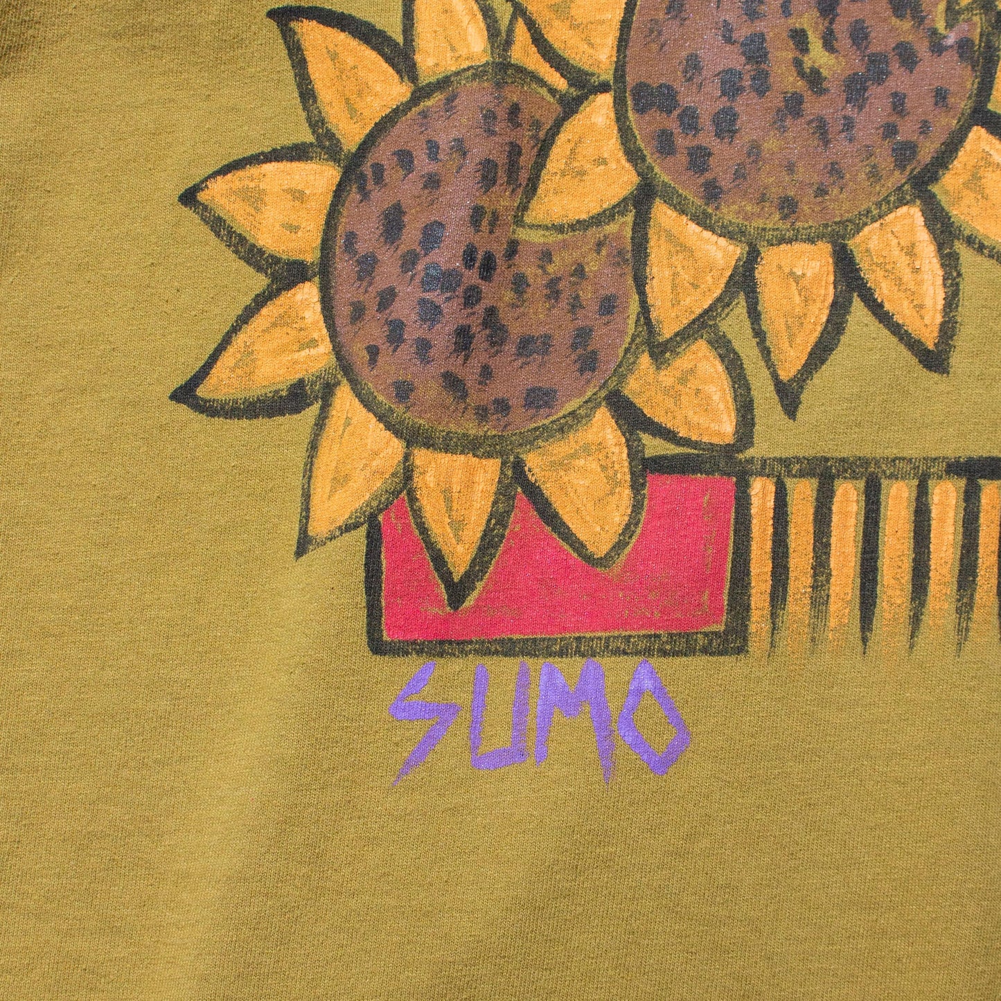 "Sunflower Art" T-shirt【About L】