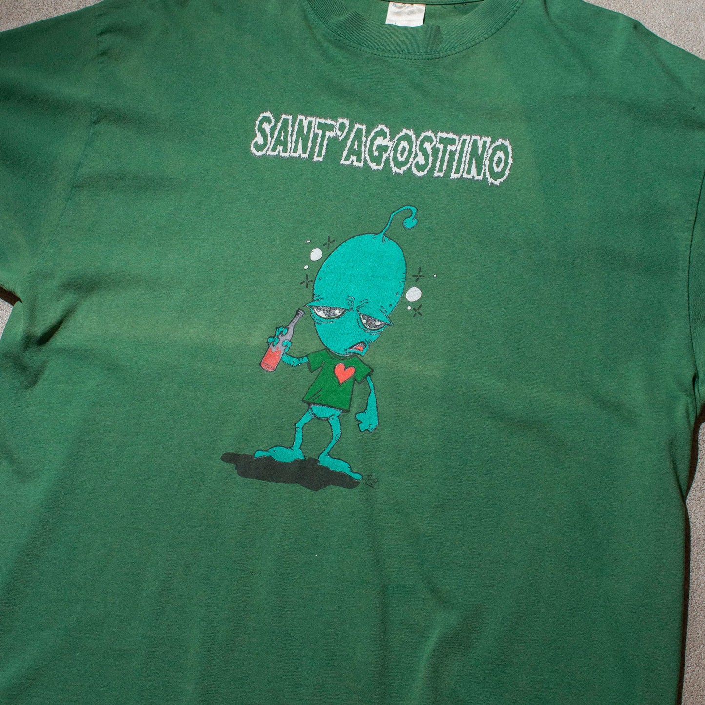 "SANT'AGOSTINO" T-shirt Made in U.S.A.【XL】