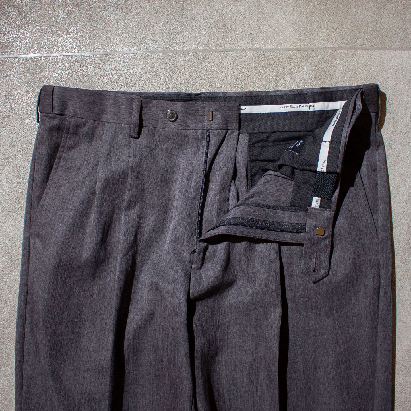 Polyester 2tuck Slacks【36×29】