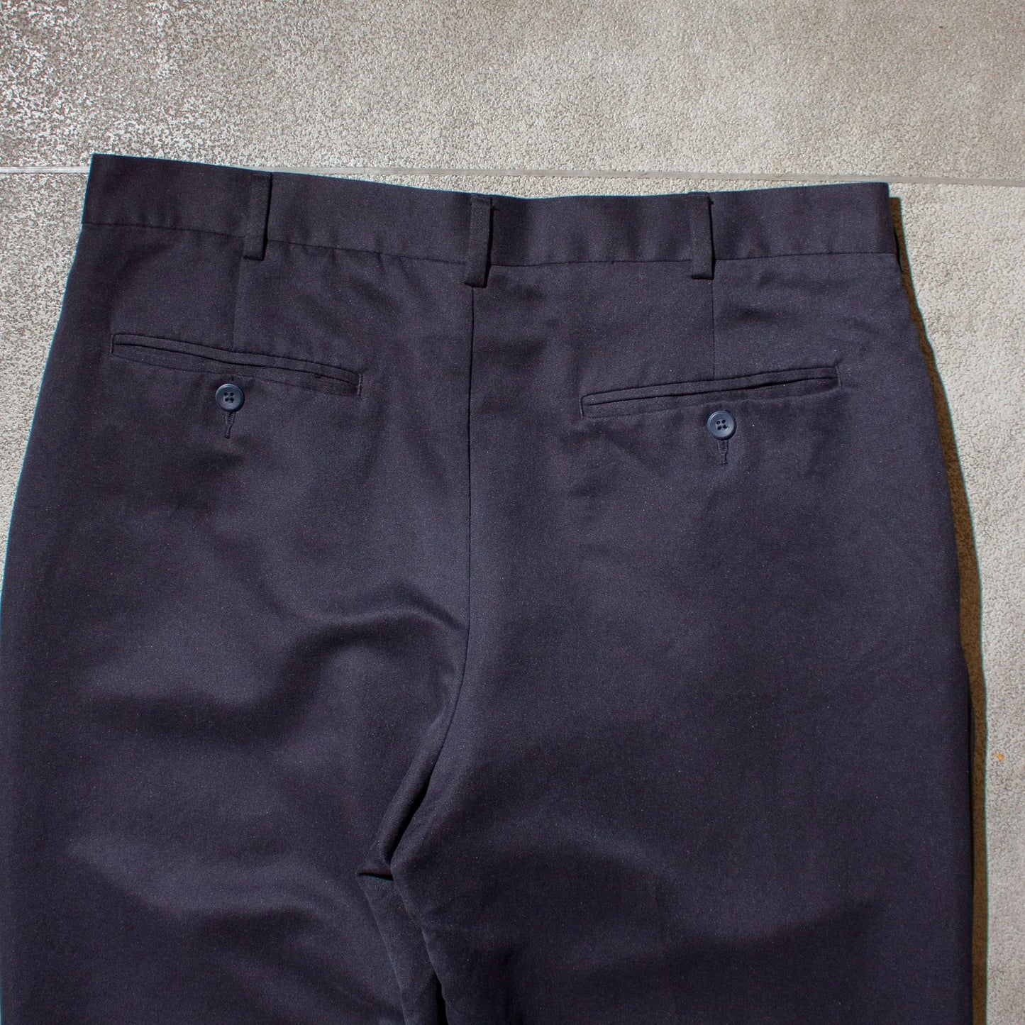 Polyester 2tuck Slacks【34×32】