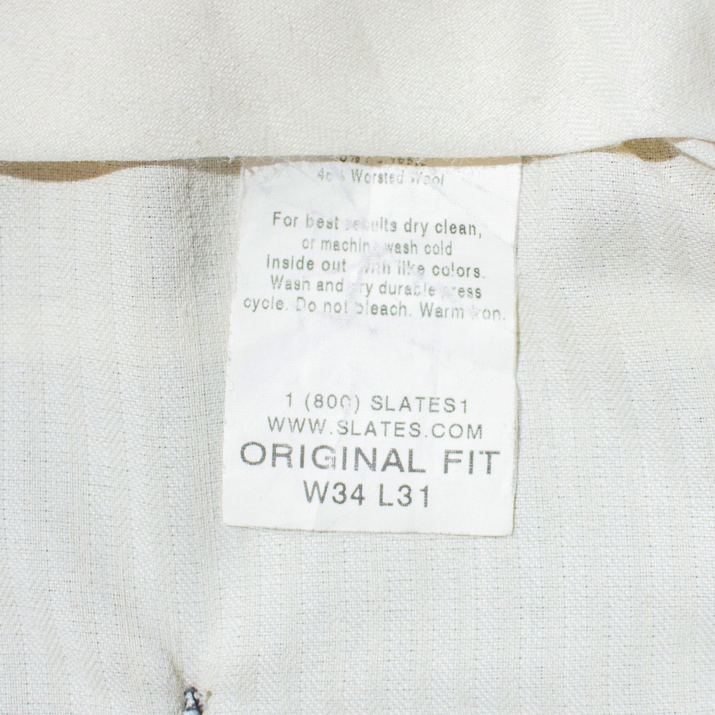 Poly×Wool 2tuck Slacks【34×31】