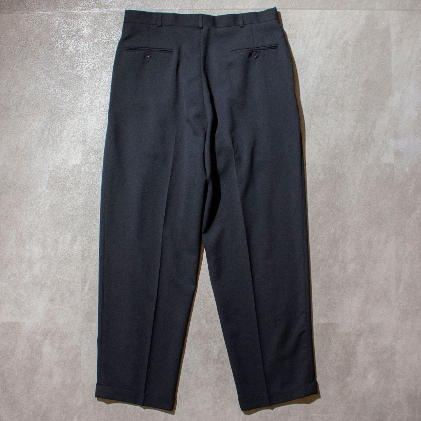 Poly×Wool 2tuck Slacks【34×31】