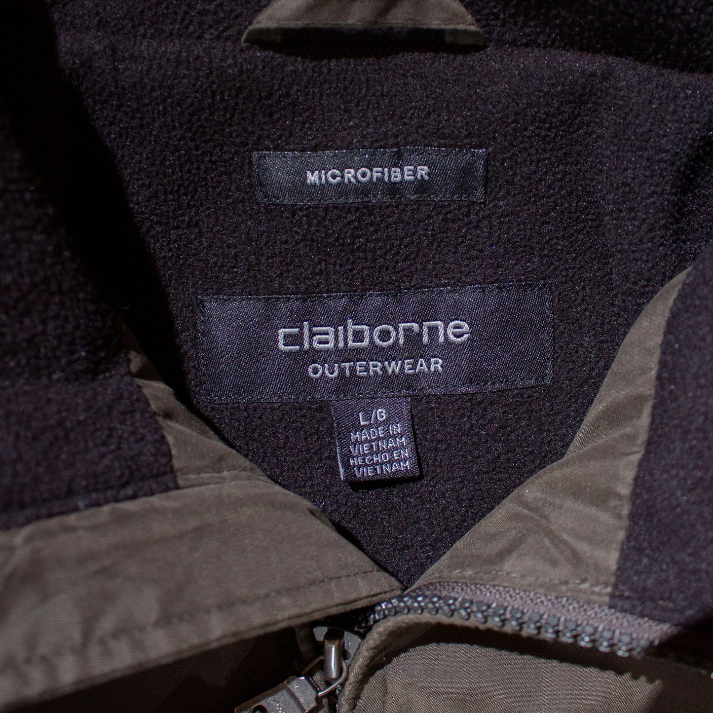 Fleece Lined Microfiber Blouson【L】