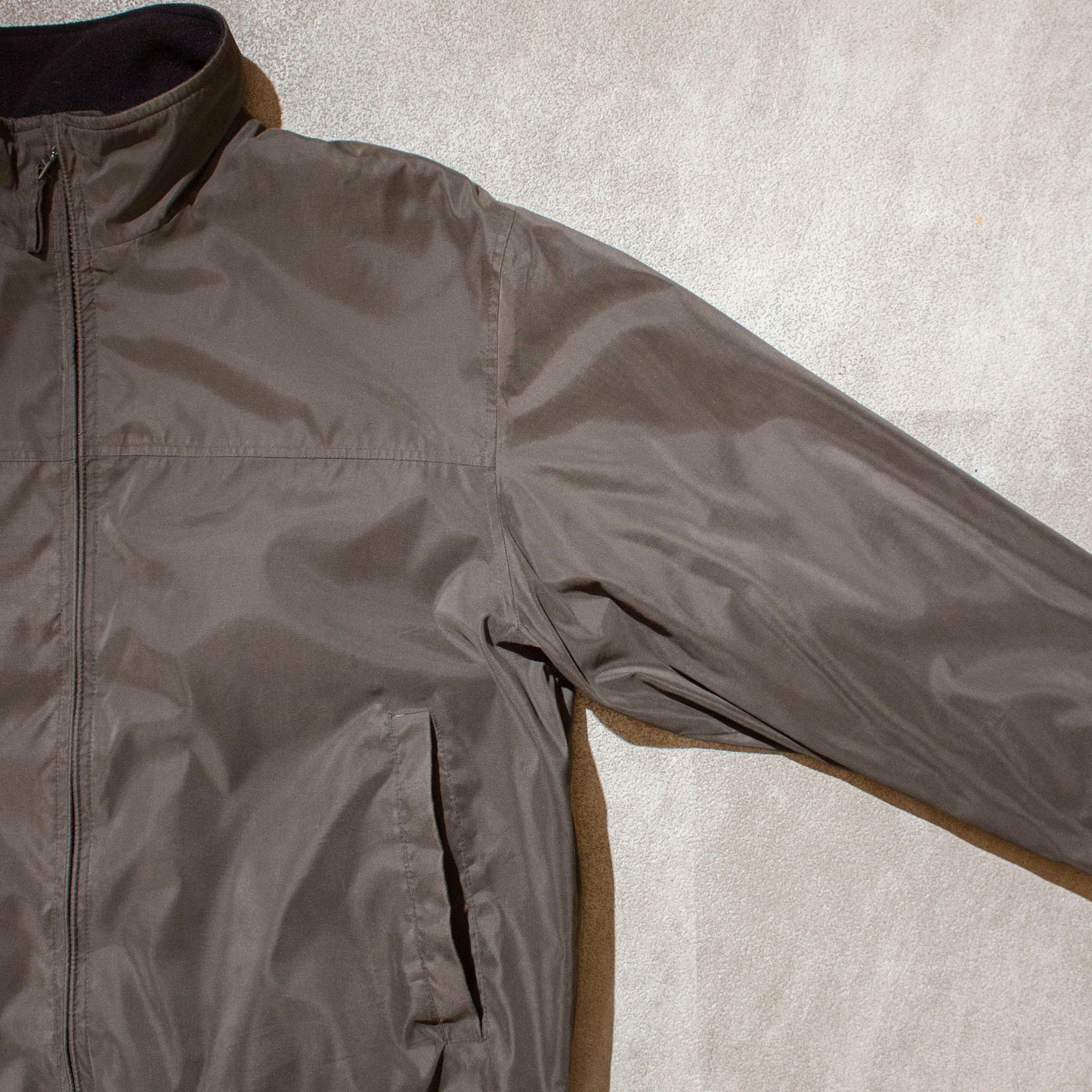 Fleece Lined Microfiber Blouson【L】