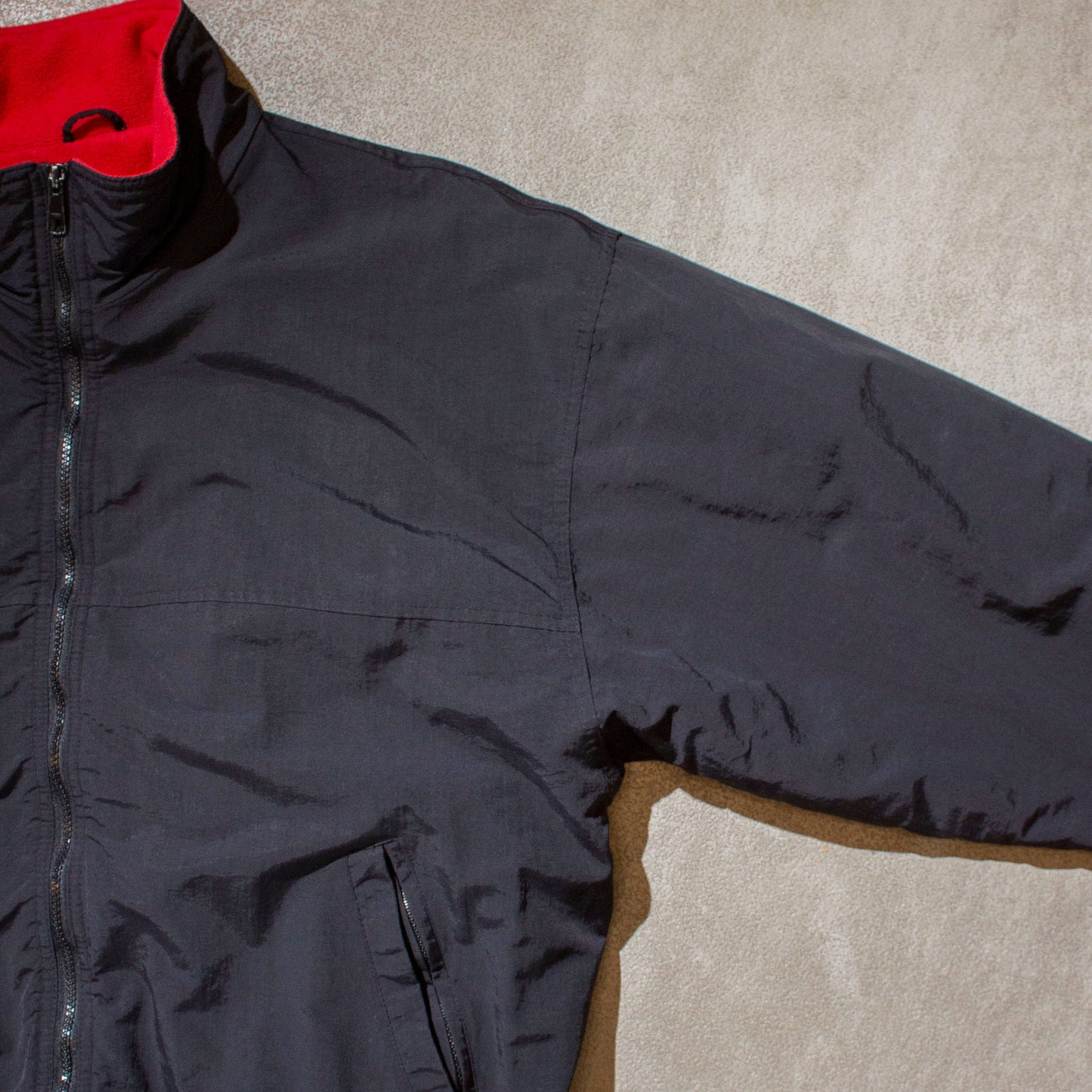 Fleece Lined Nylon Blouson【XL】
