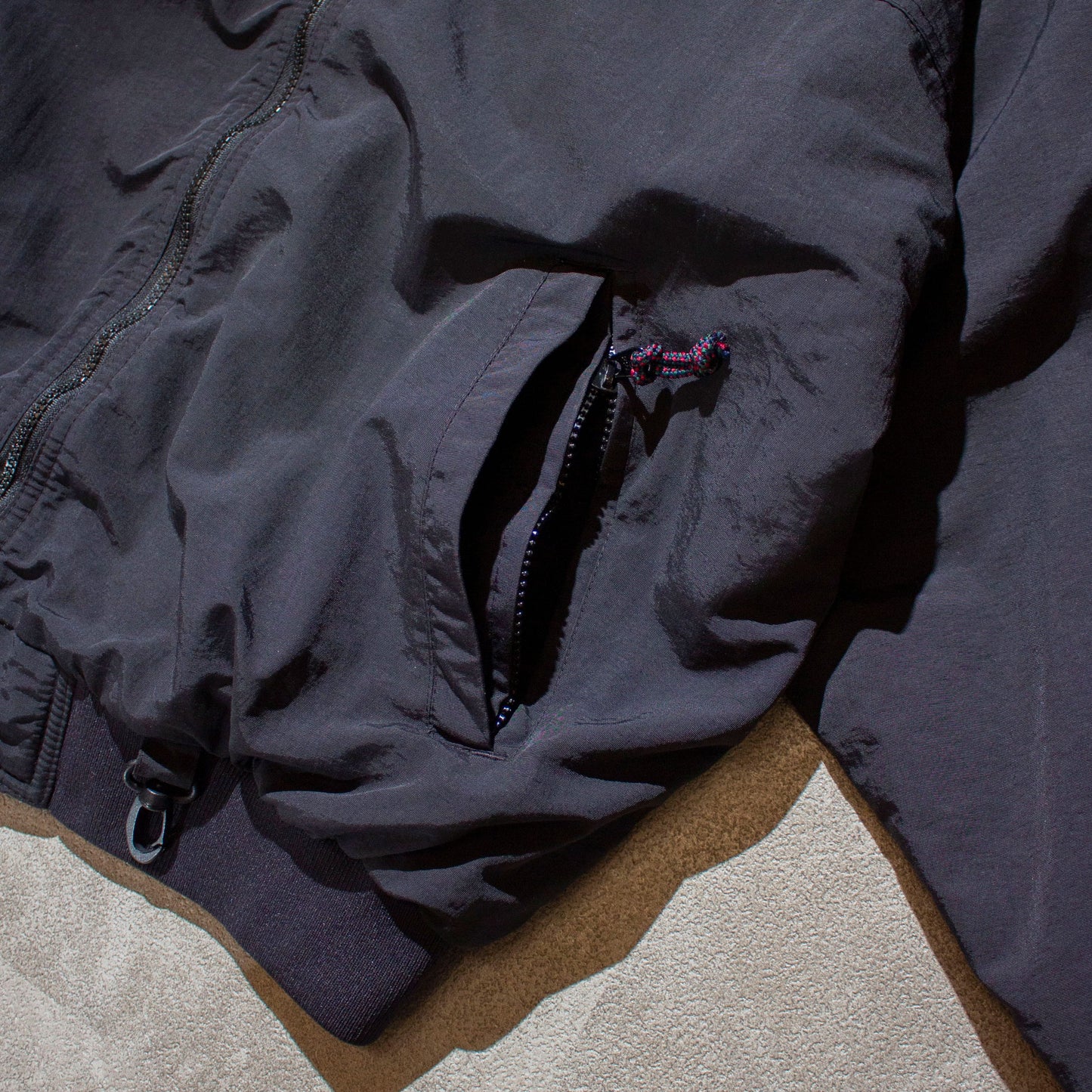 Fleece Lined Nylon Blouson【XL】