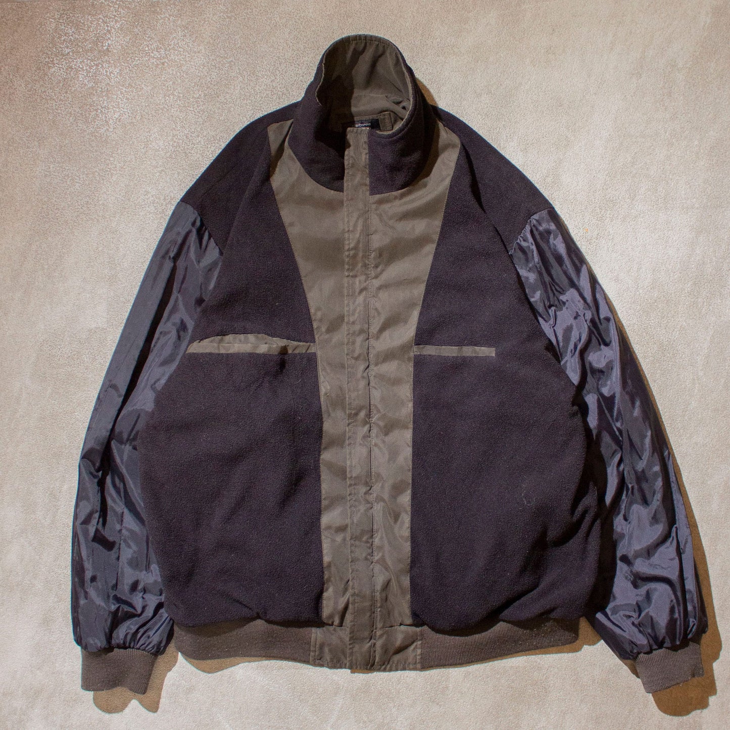 Fleece Lined Microfiber Blouson【L】