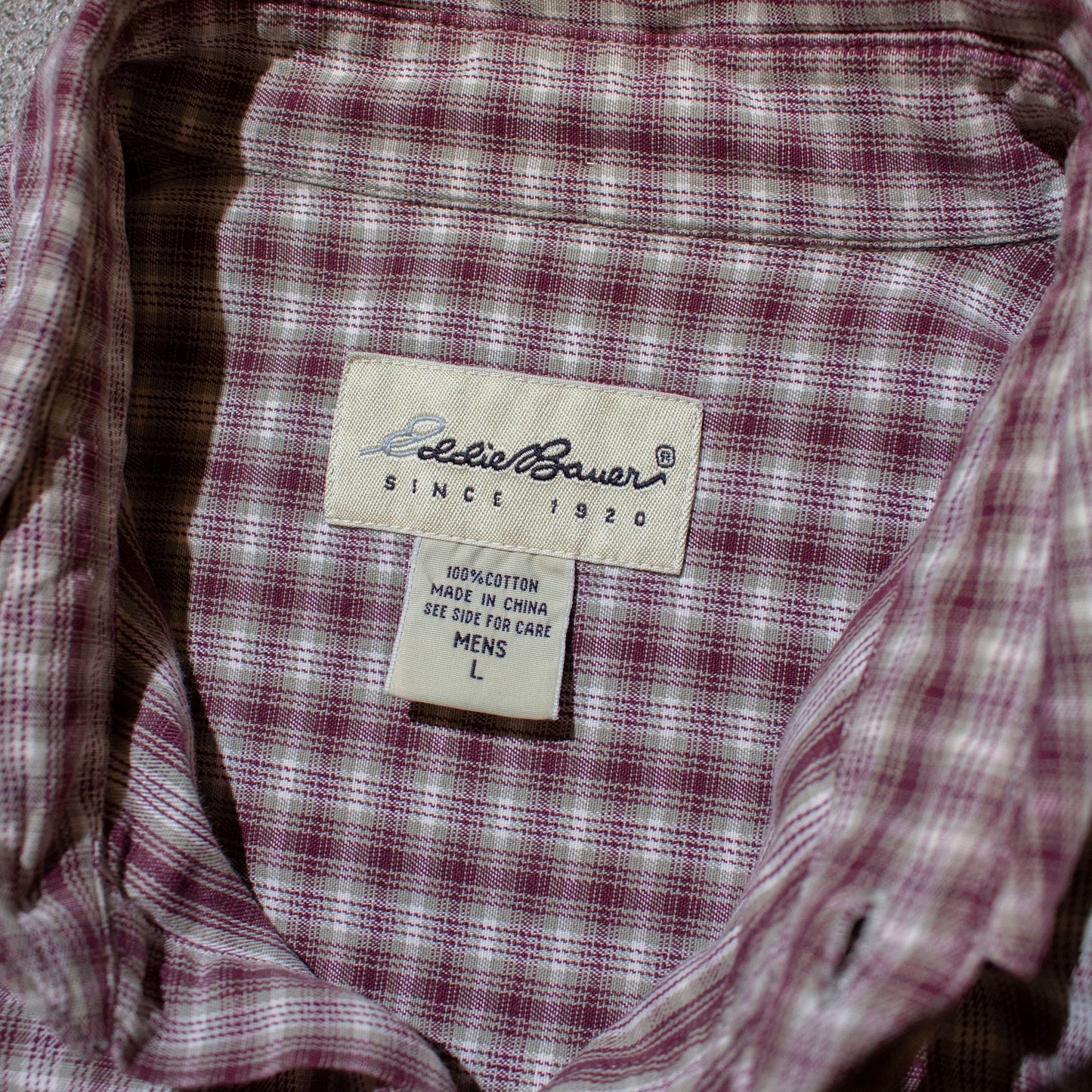 Shadow Check Shirt【L】