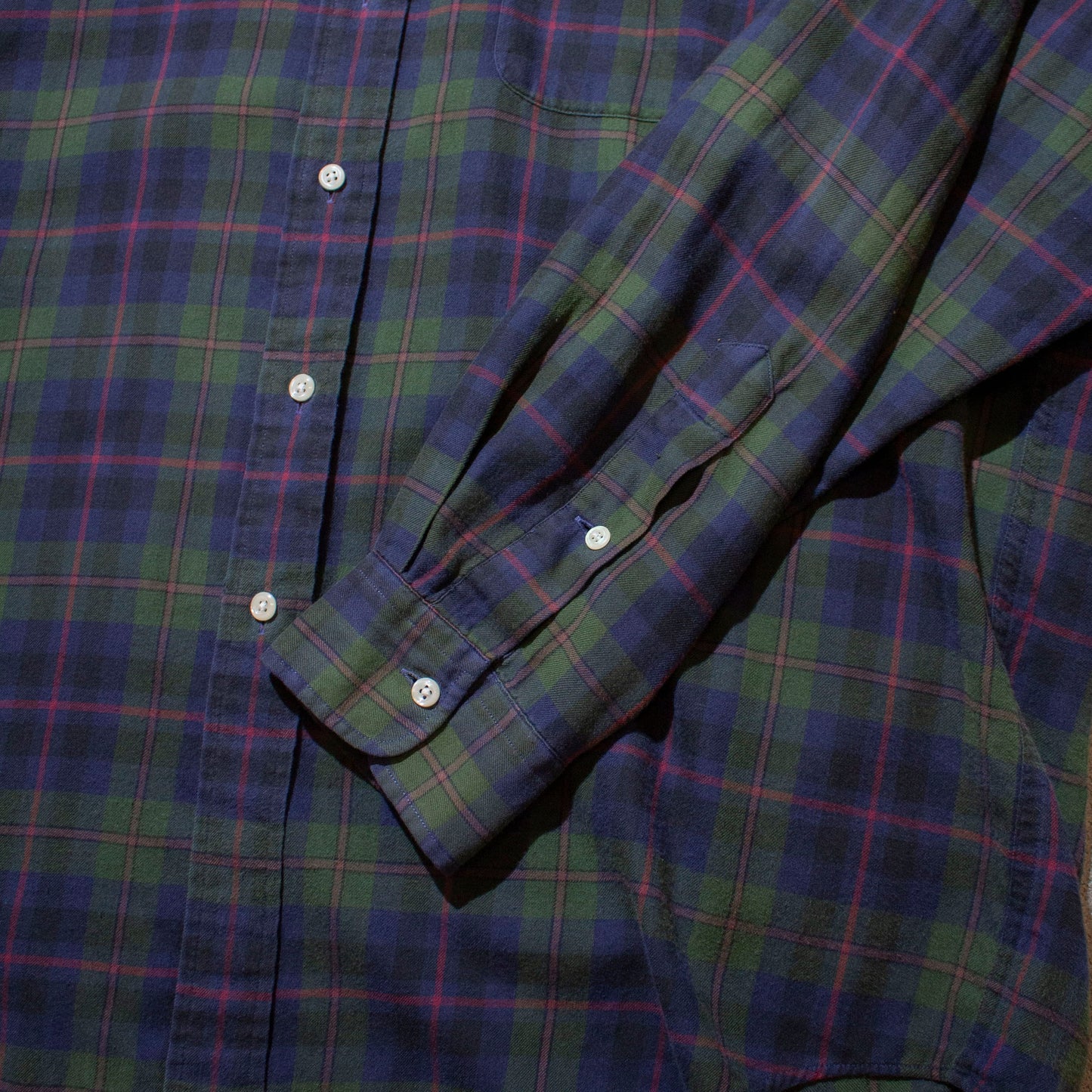 "BLAIRE" Cotton Flannel Shirt【L】