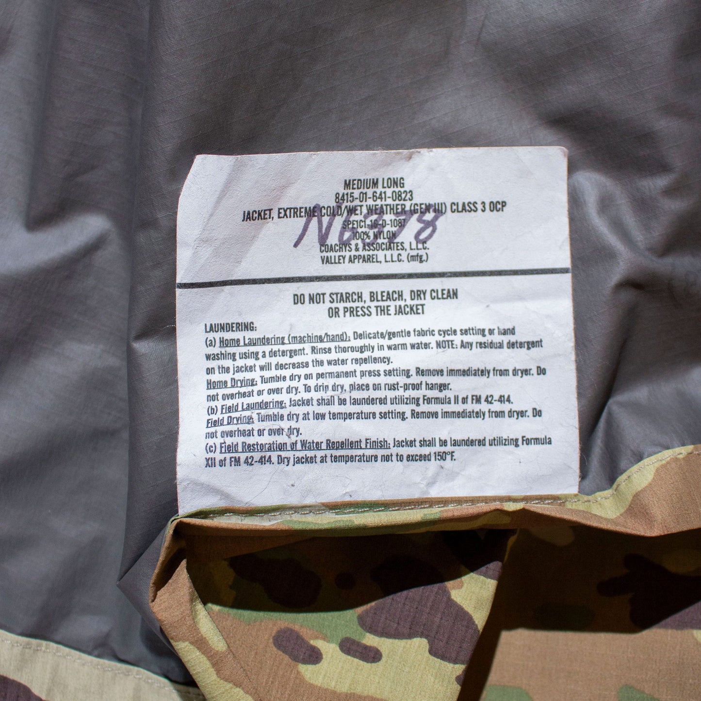 GEN III ECWCS Level 6 Jacket【Medium-Long】