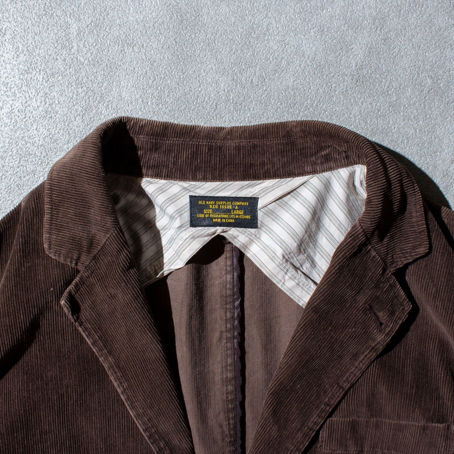 SURPLUS COMPANY Corduroy Jacket