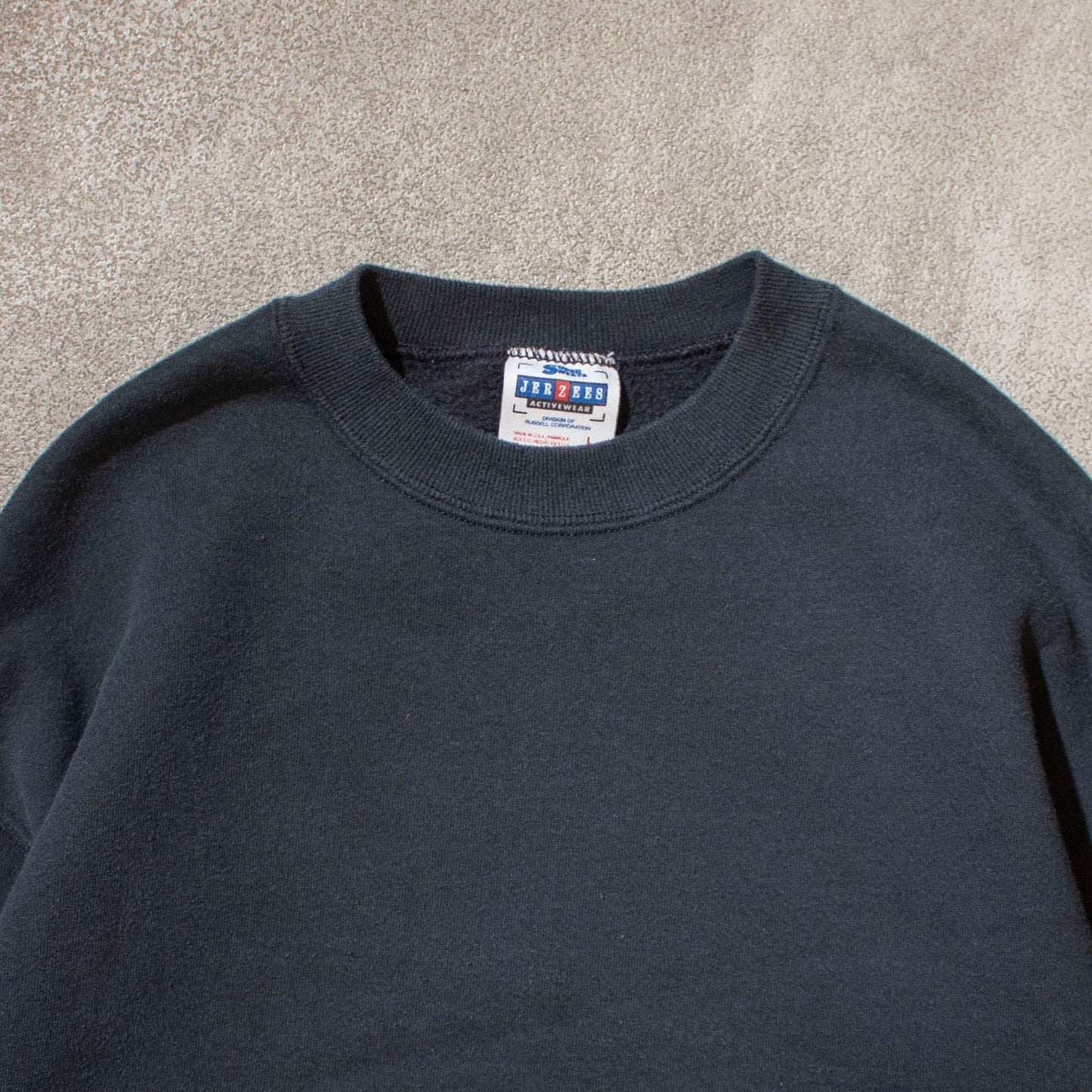 Crewneck Sweat BLK Made in U.S.A.【L】
