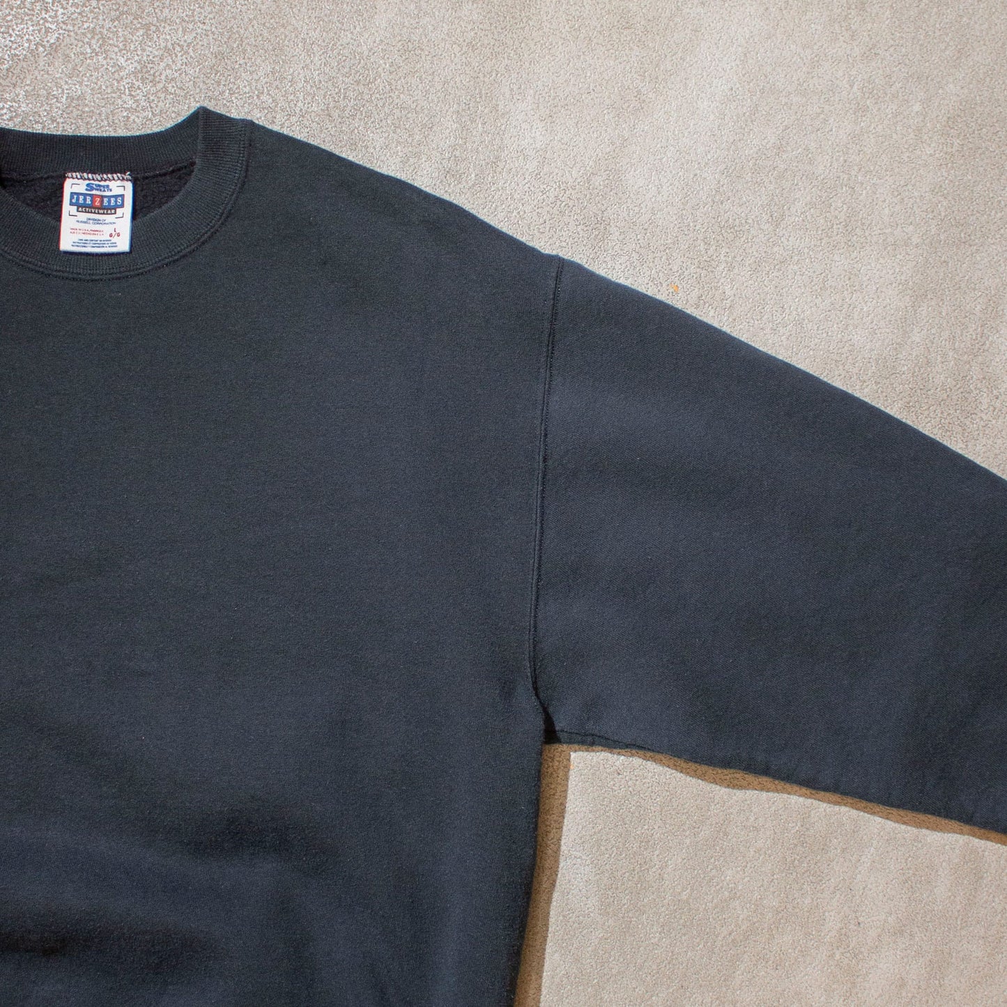 Crewneck Sweat BLK Made in U.S.A.【L】