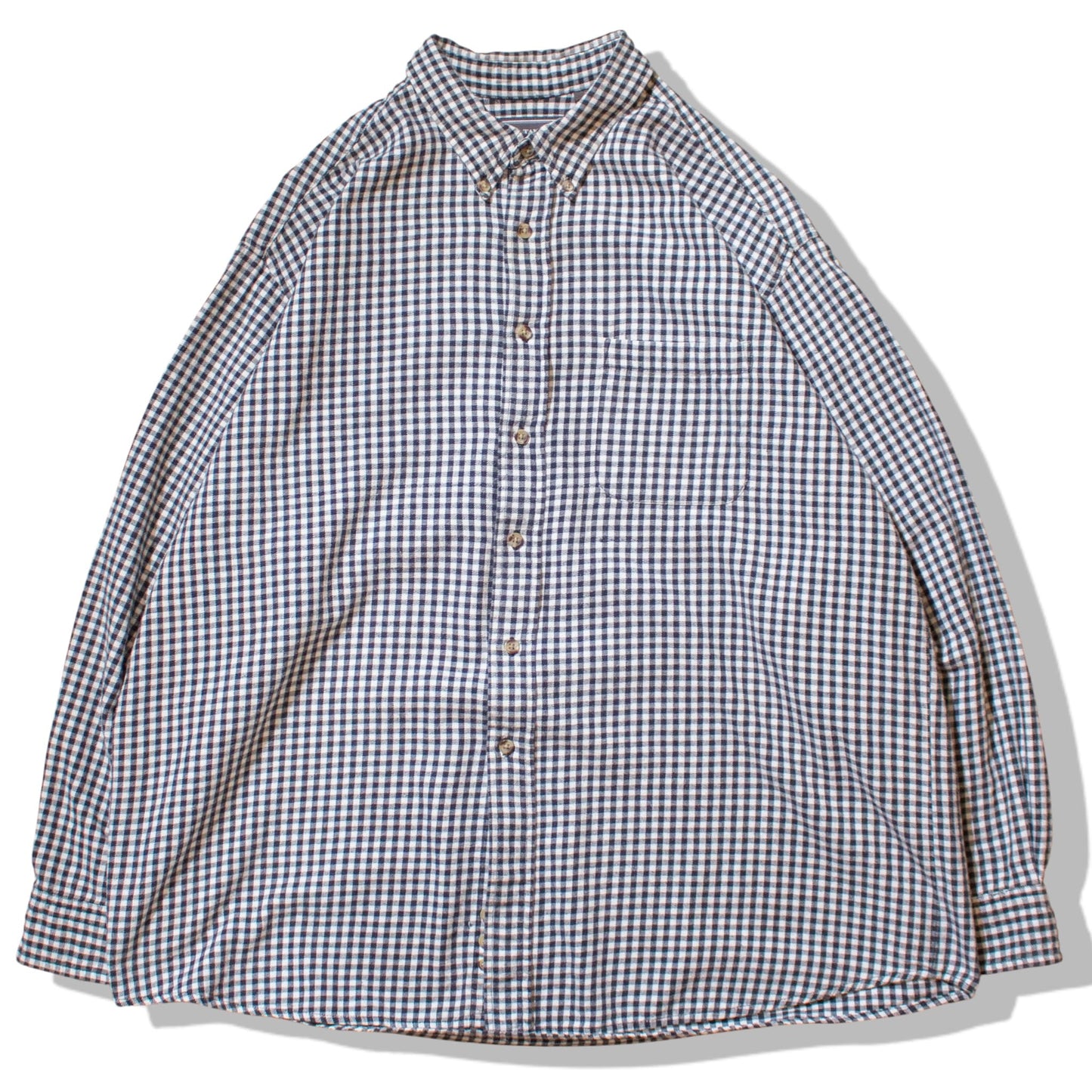 Gingham Check Flannel Shirt【XL】