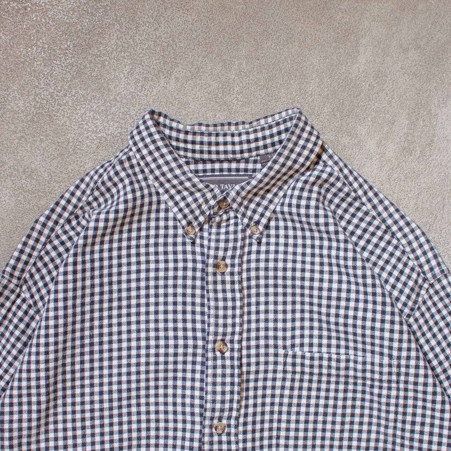 Gingham Check Flannel Shirt【XL】