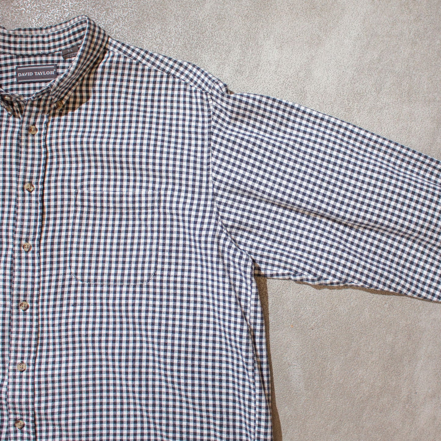 Gingham Check Flannel Shirt【XL】