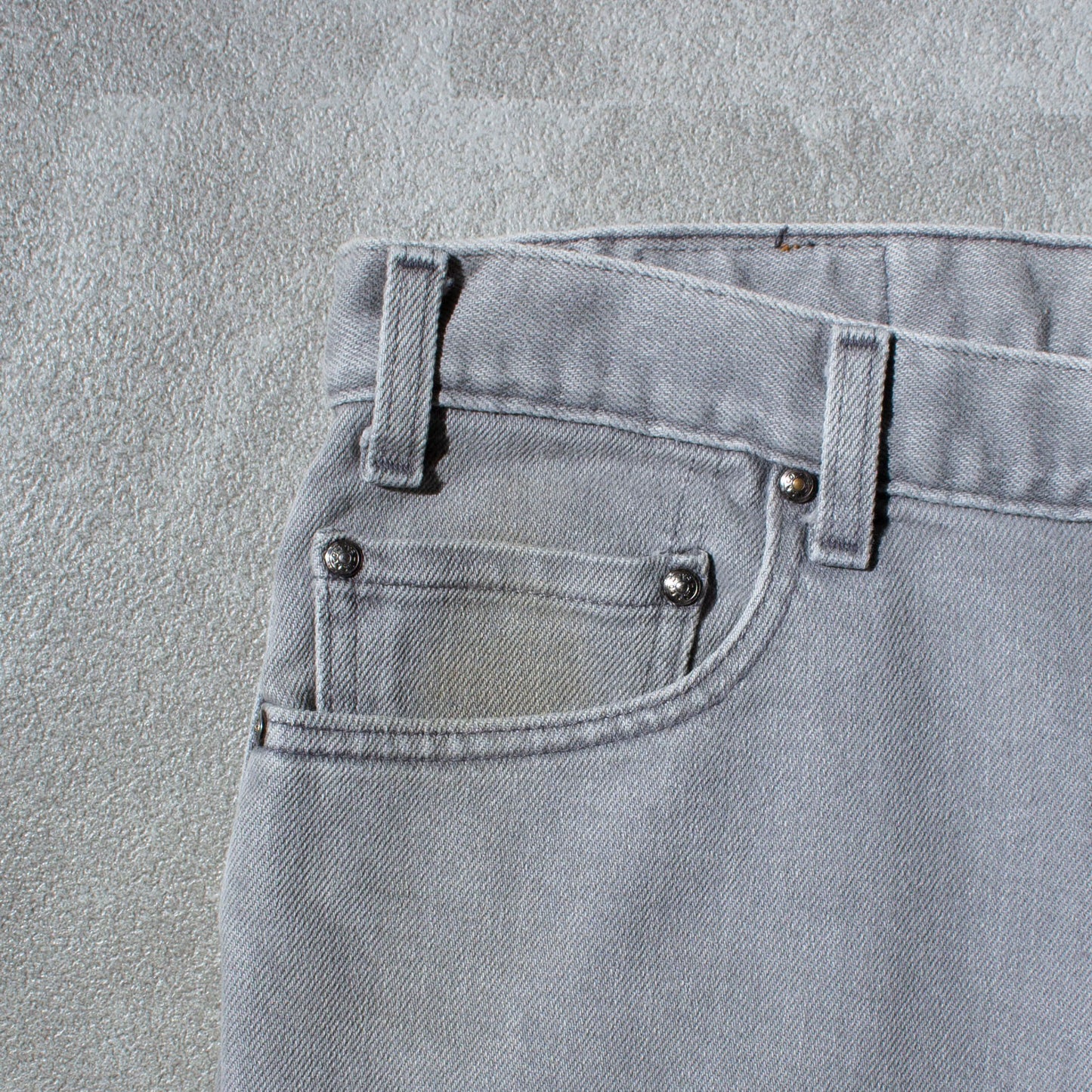 540 FLEX FIT "Yarn-dyed" Gray Denim Pants Made in USA