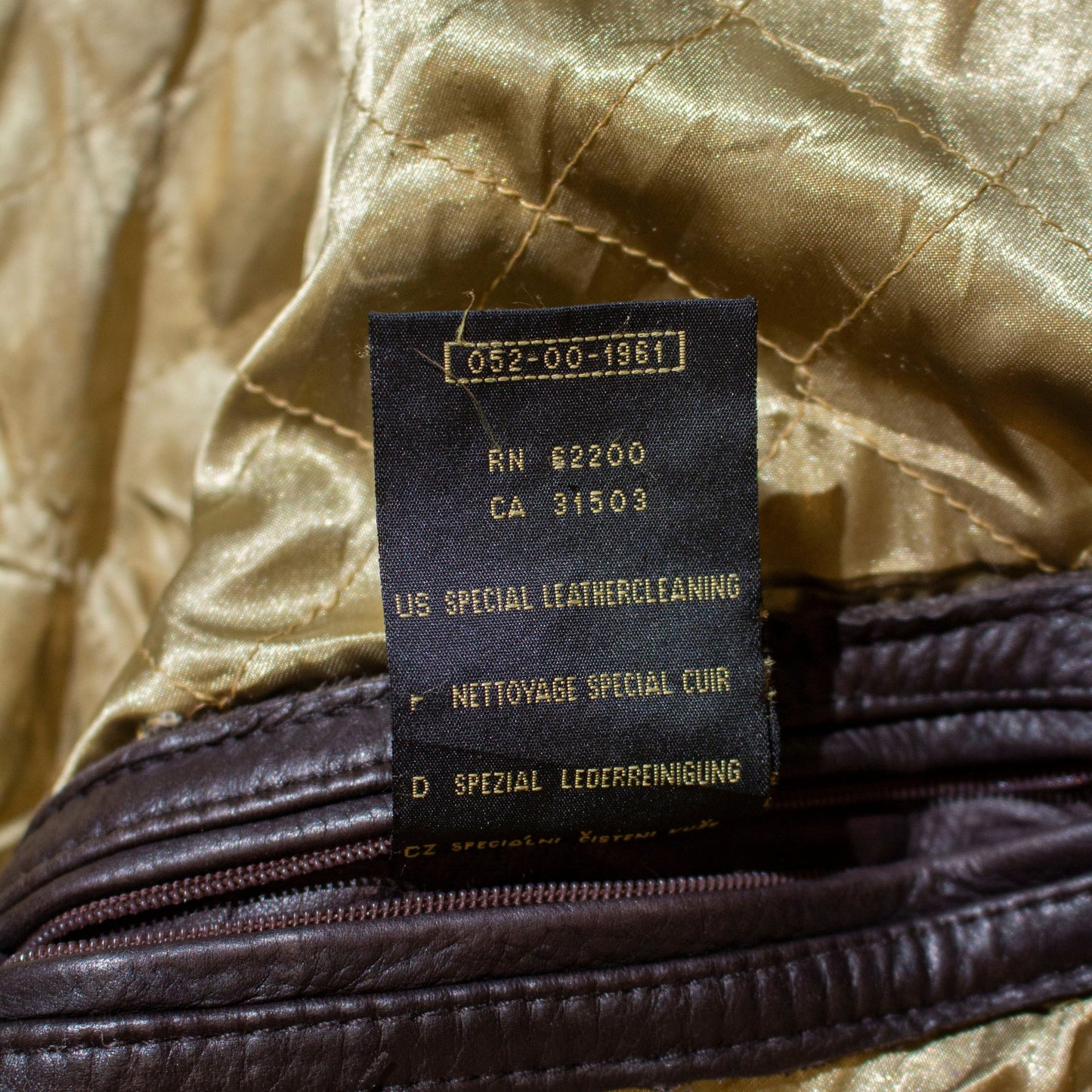"50th Special Edition" Leather Jacket【About XL】