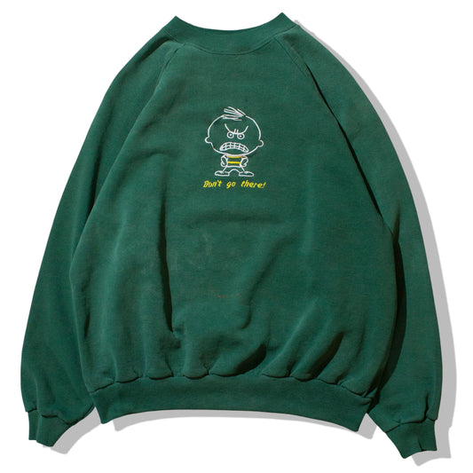 ”Don't Go There!” Crewneck Sweat【XL】