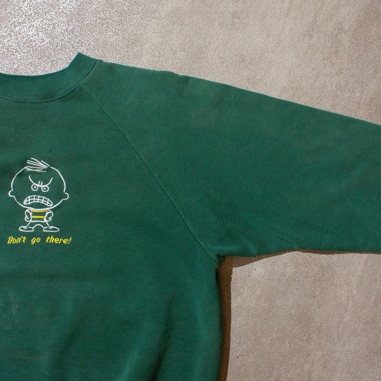 ”Don't Go There!” Crewneck Sweat【XL】