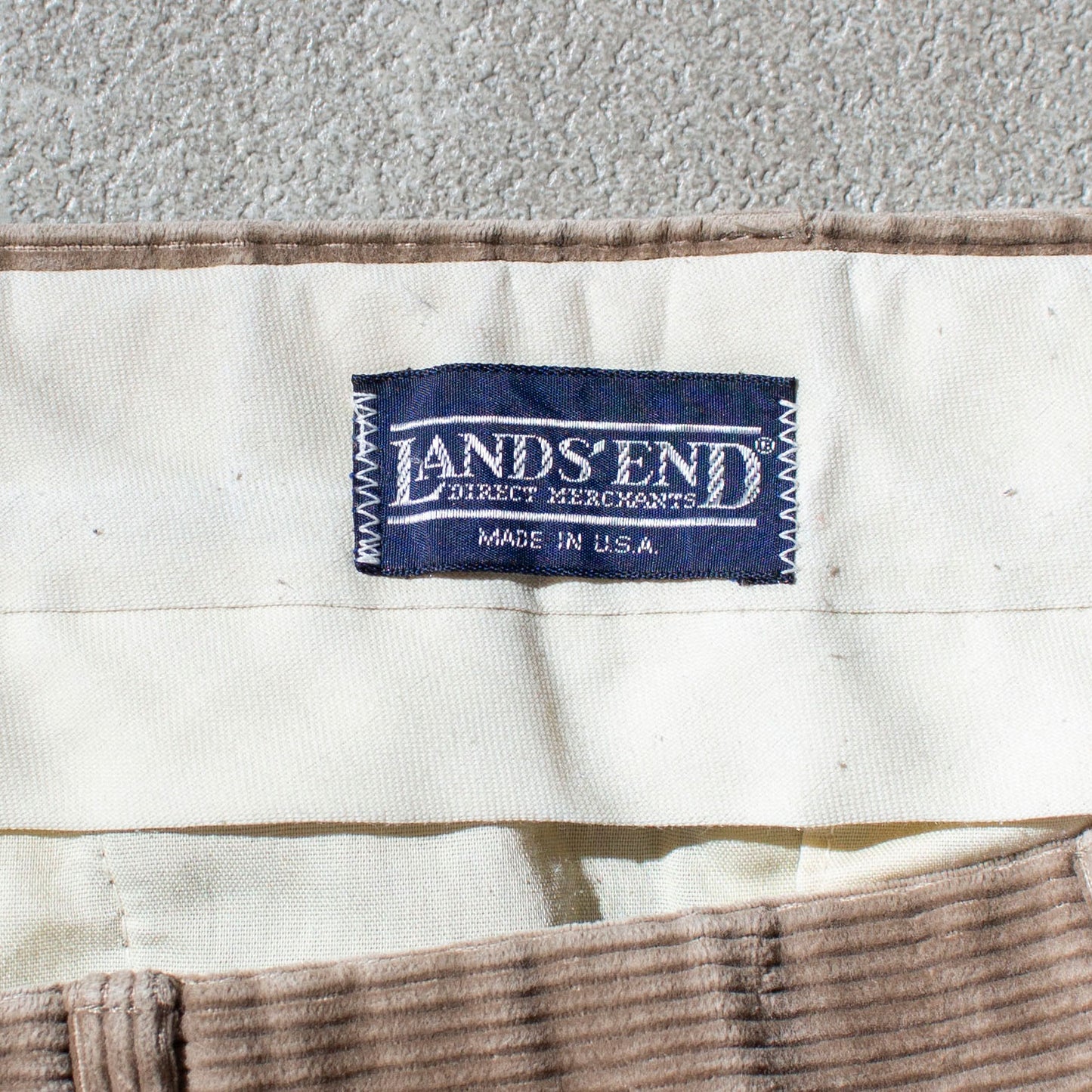 Corduloy Pants Made in U.S.A.