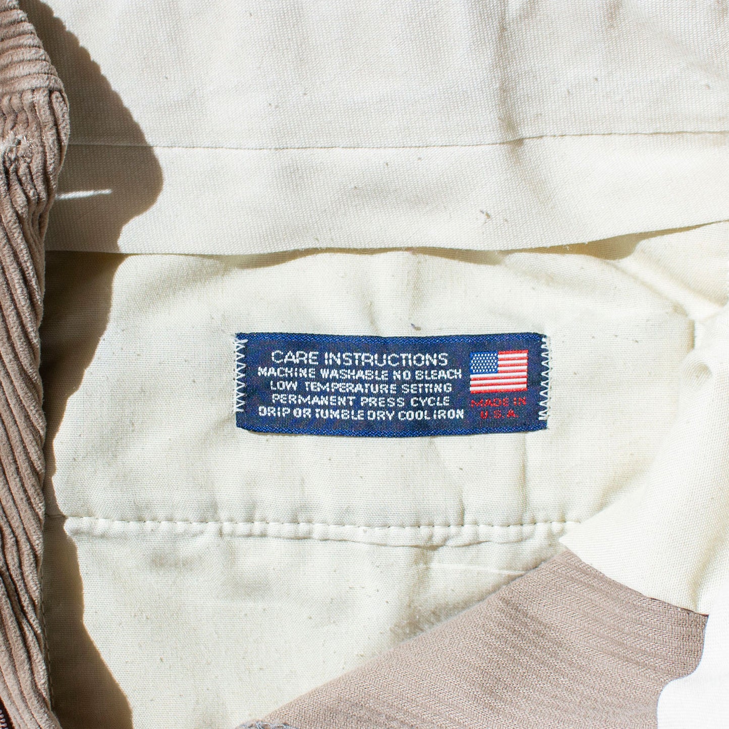 Corduloy Pants Made in U.S.A.