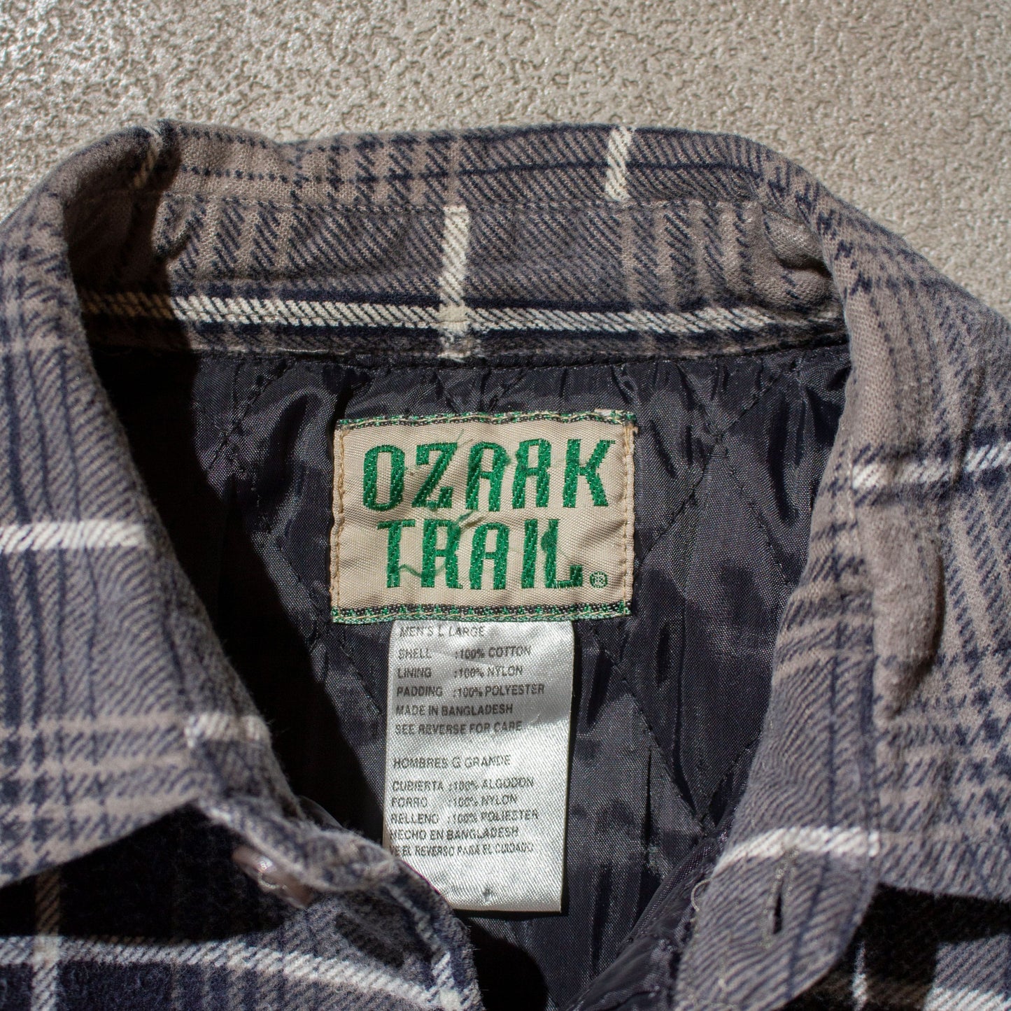 Quilted Lined Flannel Shirt【Large】