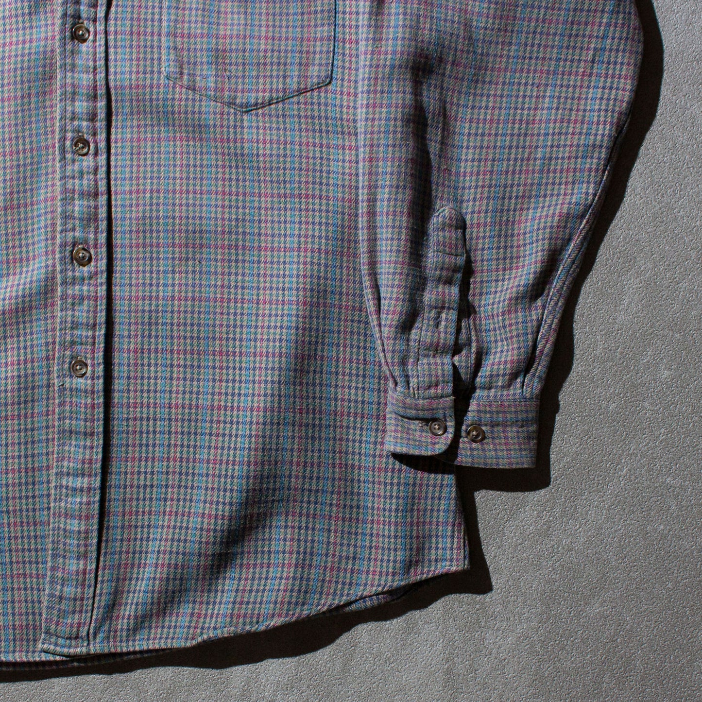 Houndtooth Cotton Flannnel Shirt