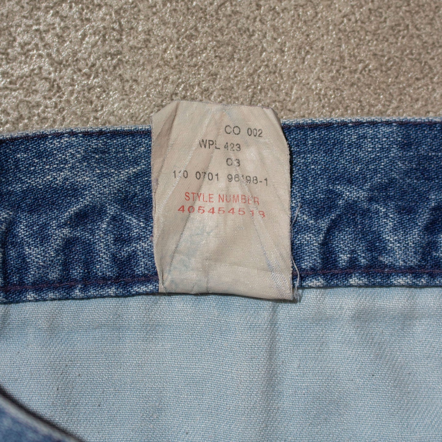 2tuck Denim Slacks【36×30】