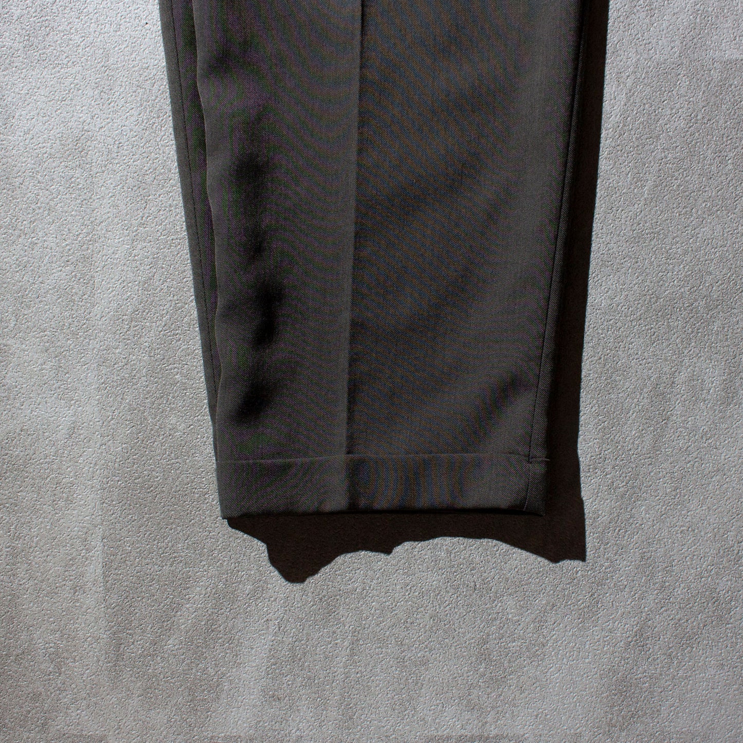 2Tuck Polyester×Wool Slacks【W30×L30】