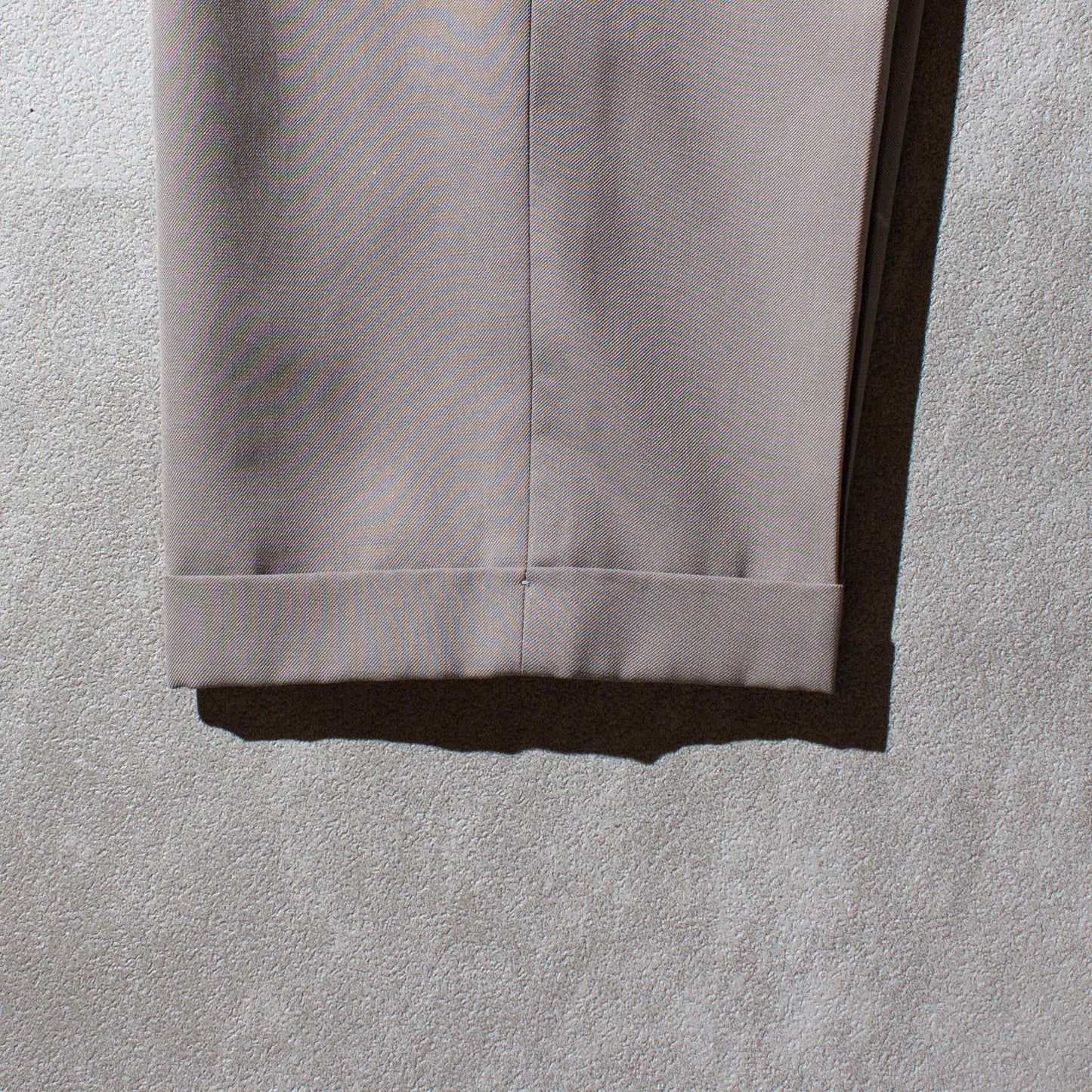 2Tuck Polyester×Wool Slacks【W34×L32】