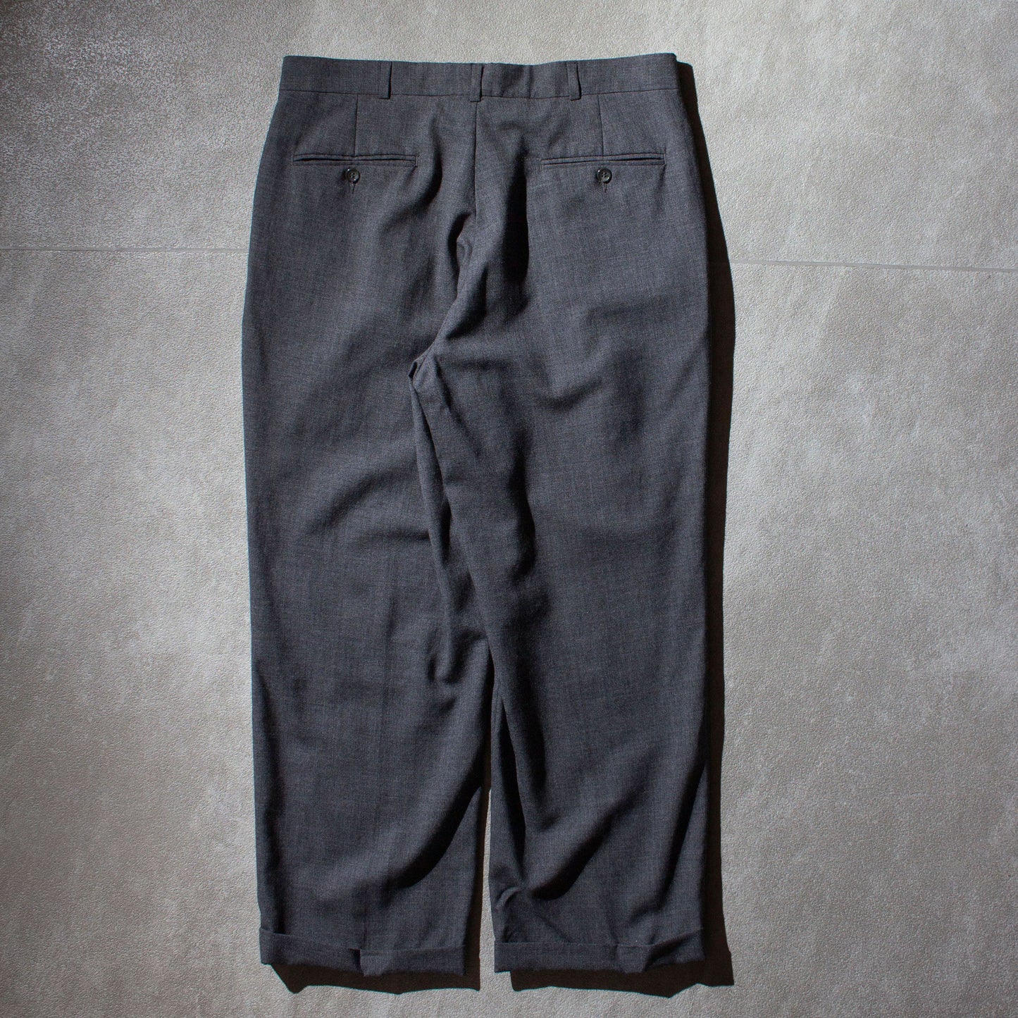 2Tuck Wool Slacks【W35×L30】