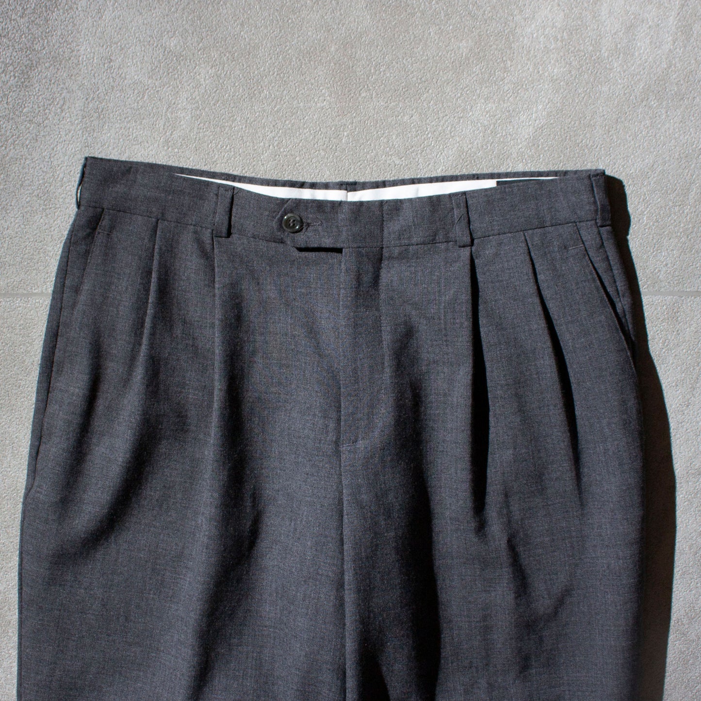 2Tuck Wool Slacks【W35×L30】