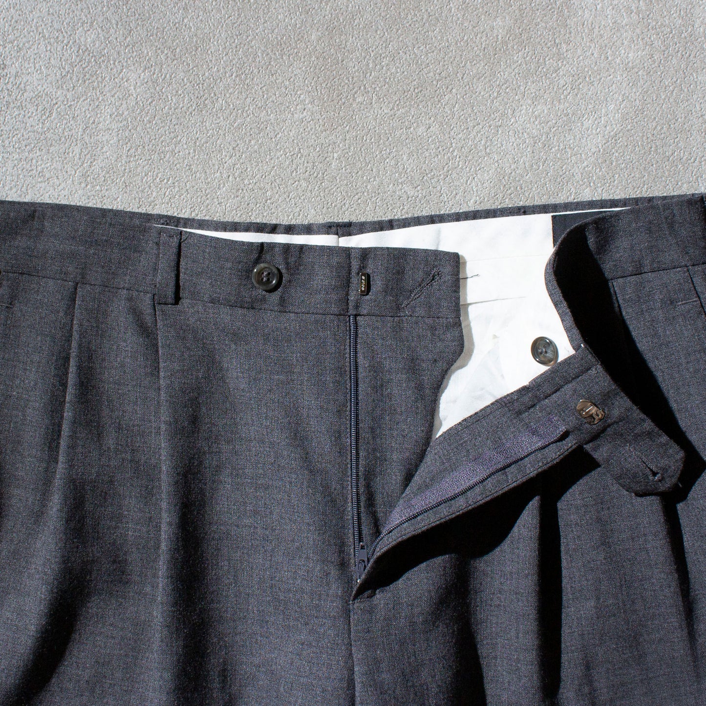 2Tuck Wool Slacks【W35×L30】