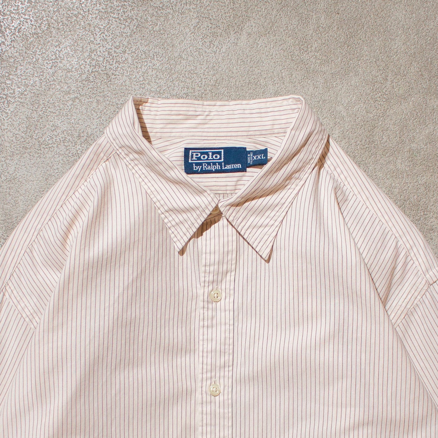 Stripe Regular Collar Shirt【XXL】