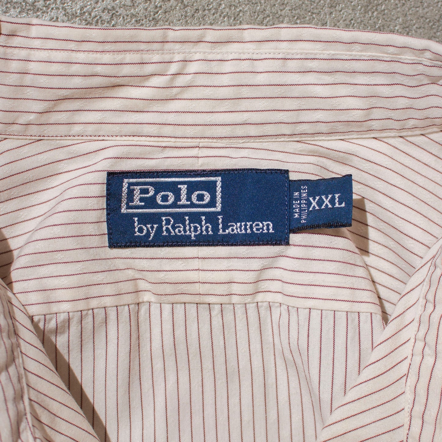 Stripe Regular Collar Shirt【XXL】