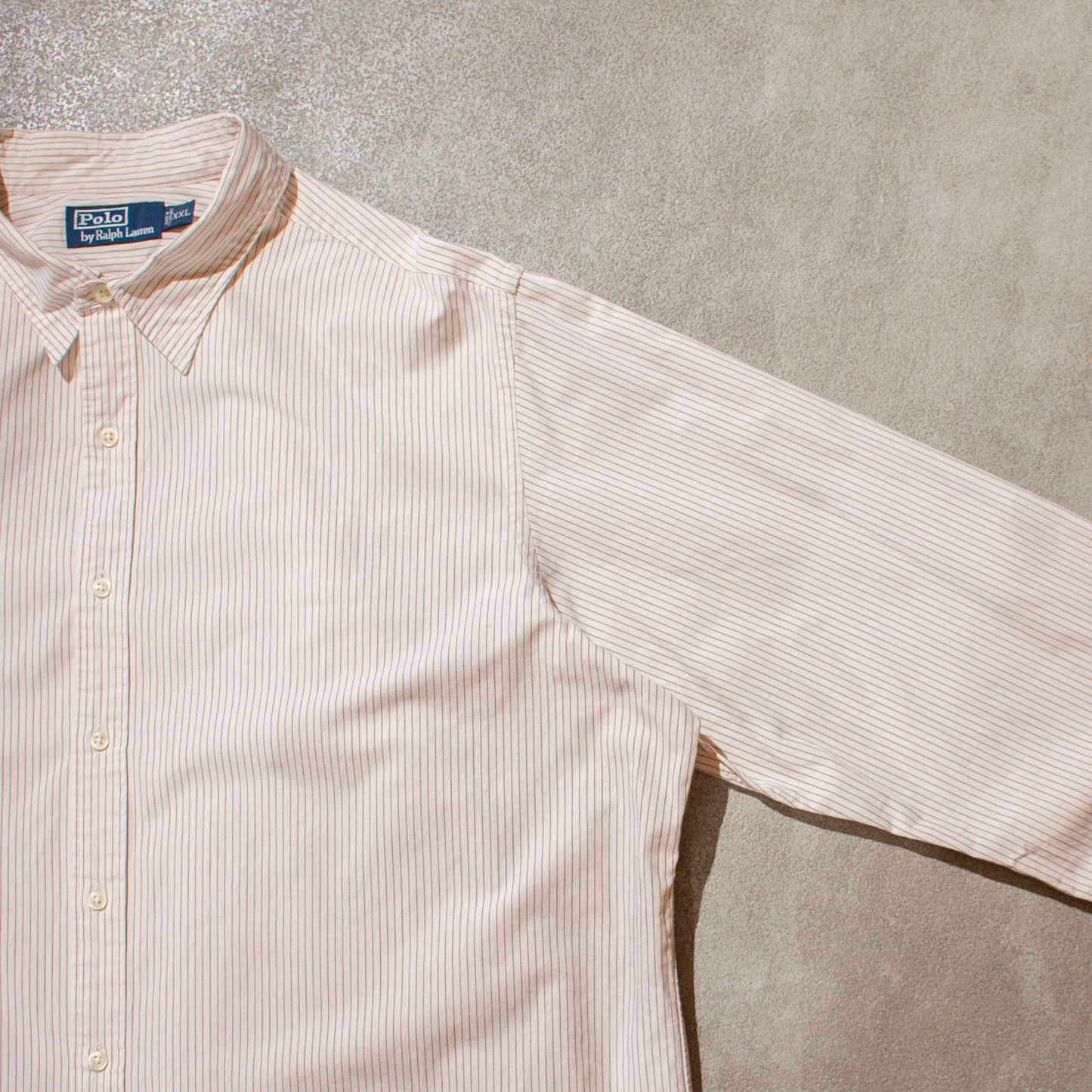Stripe Regular Collar Shirt【XXL】