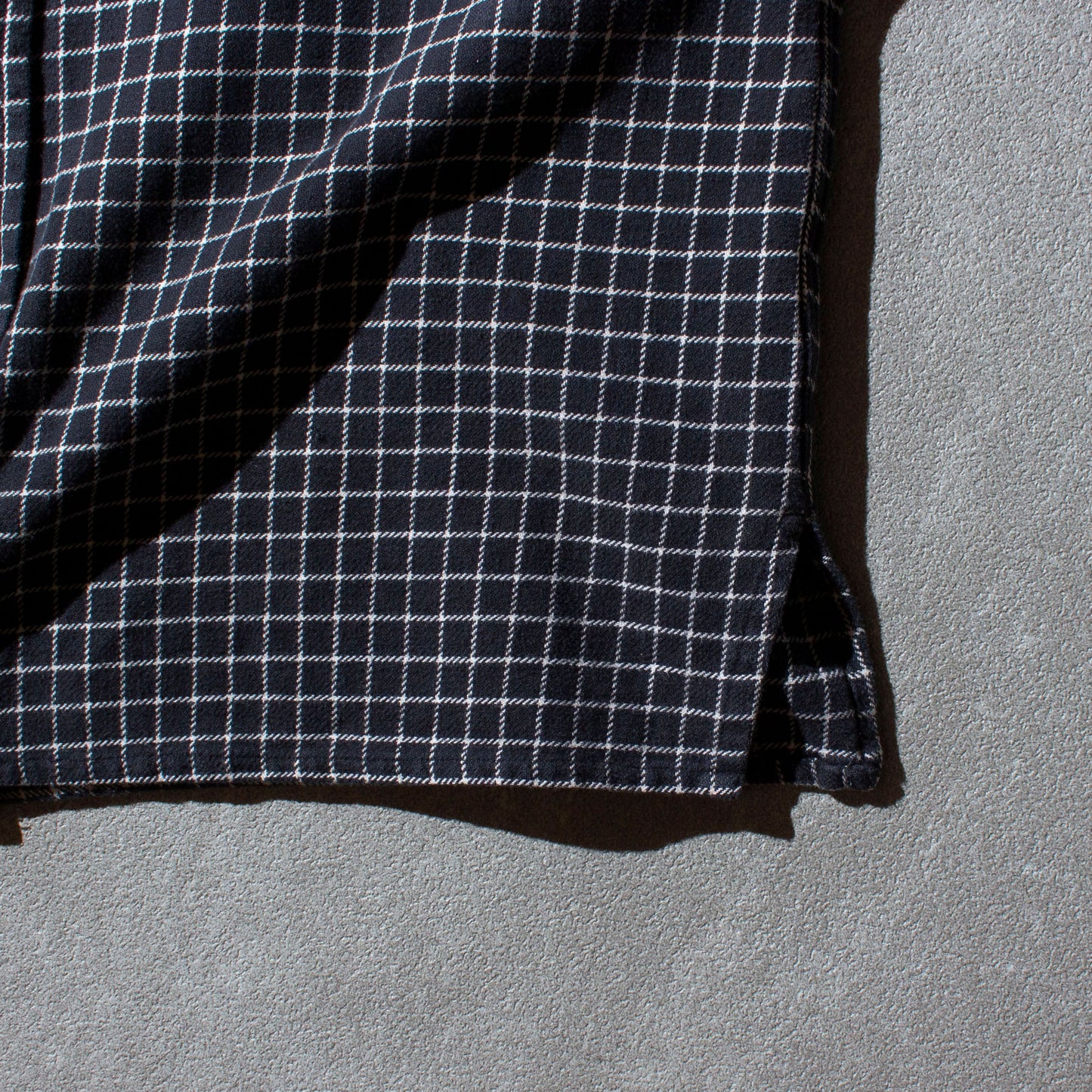 Windowpane Cotton Check Shirt