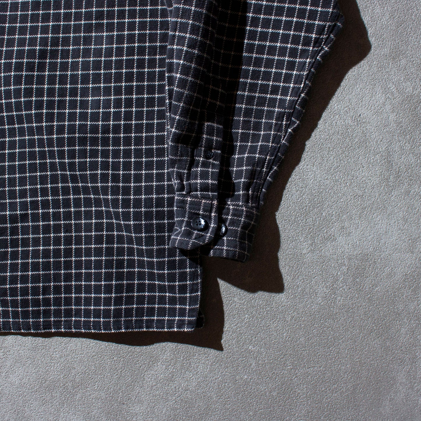 Windowpane Cotton Check Shirt