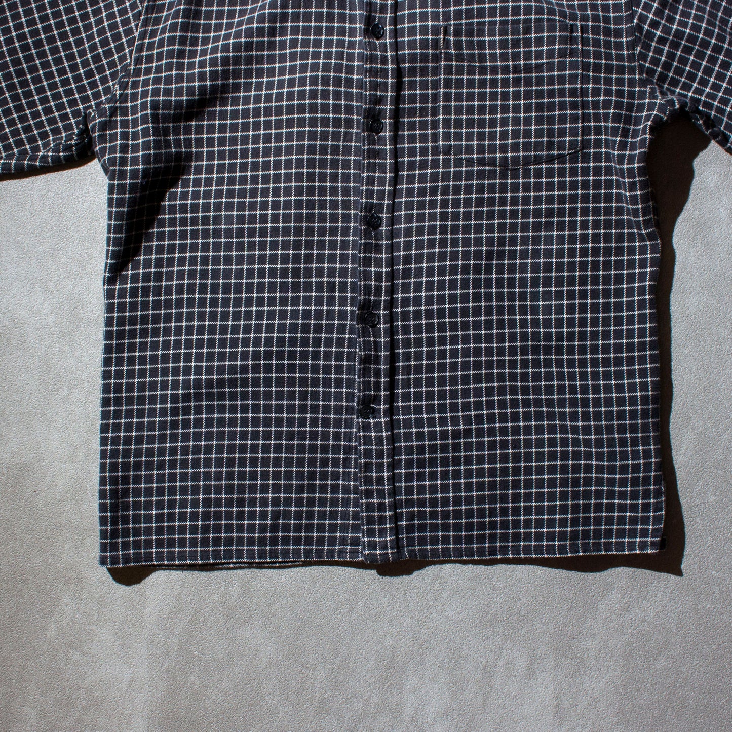 Windowpane Cotton Check Shirt