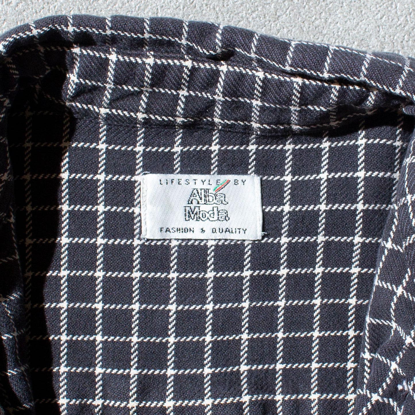 Windowpane Cotton Check Shirt