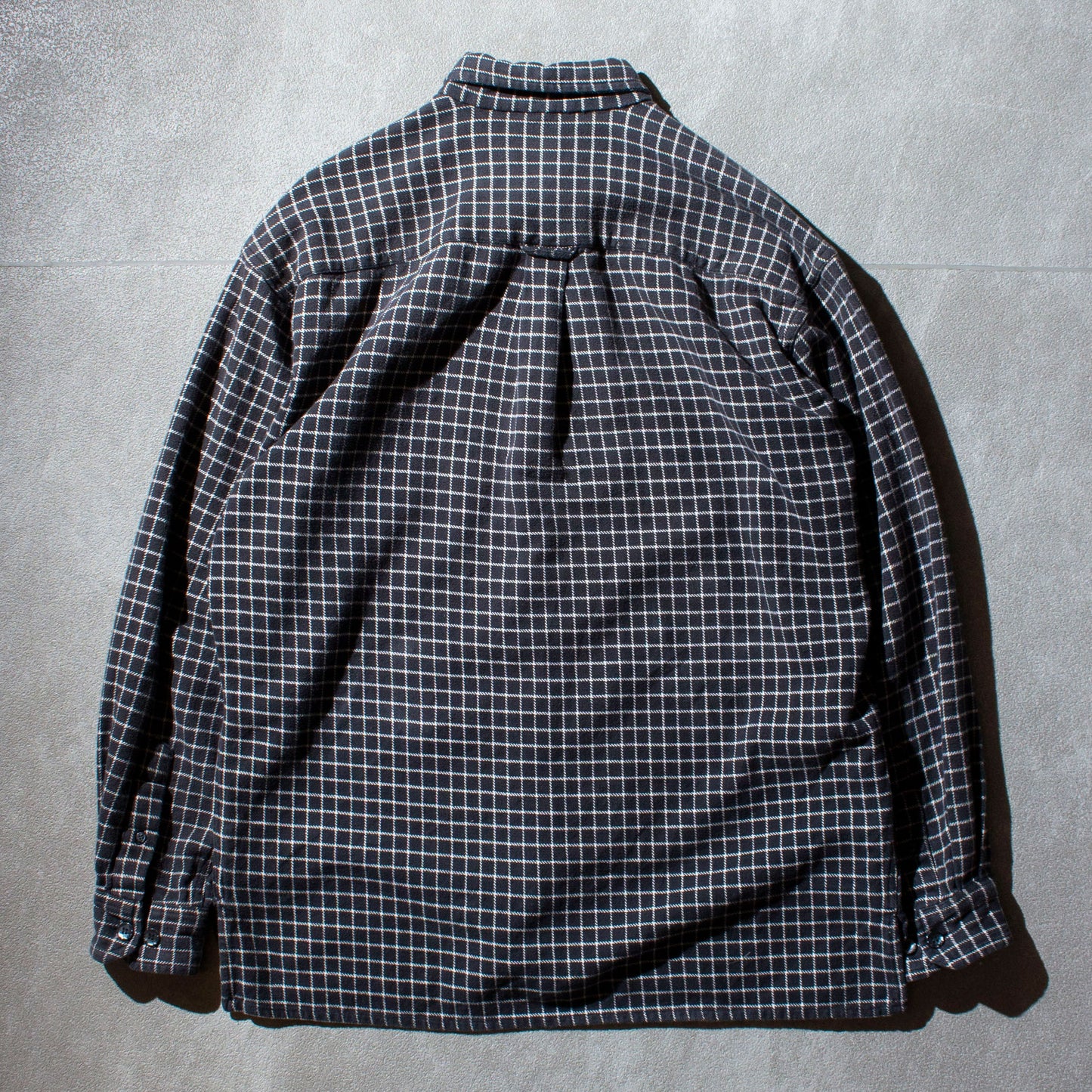 Windowpane Cotton Check Shirt