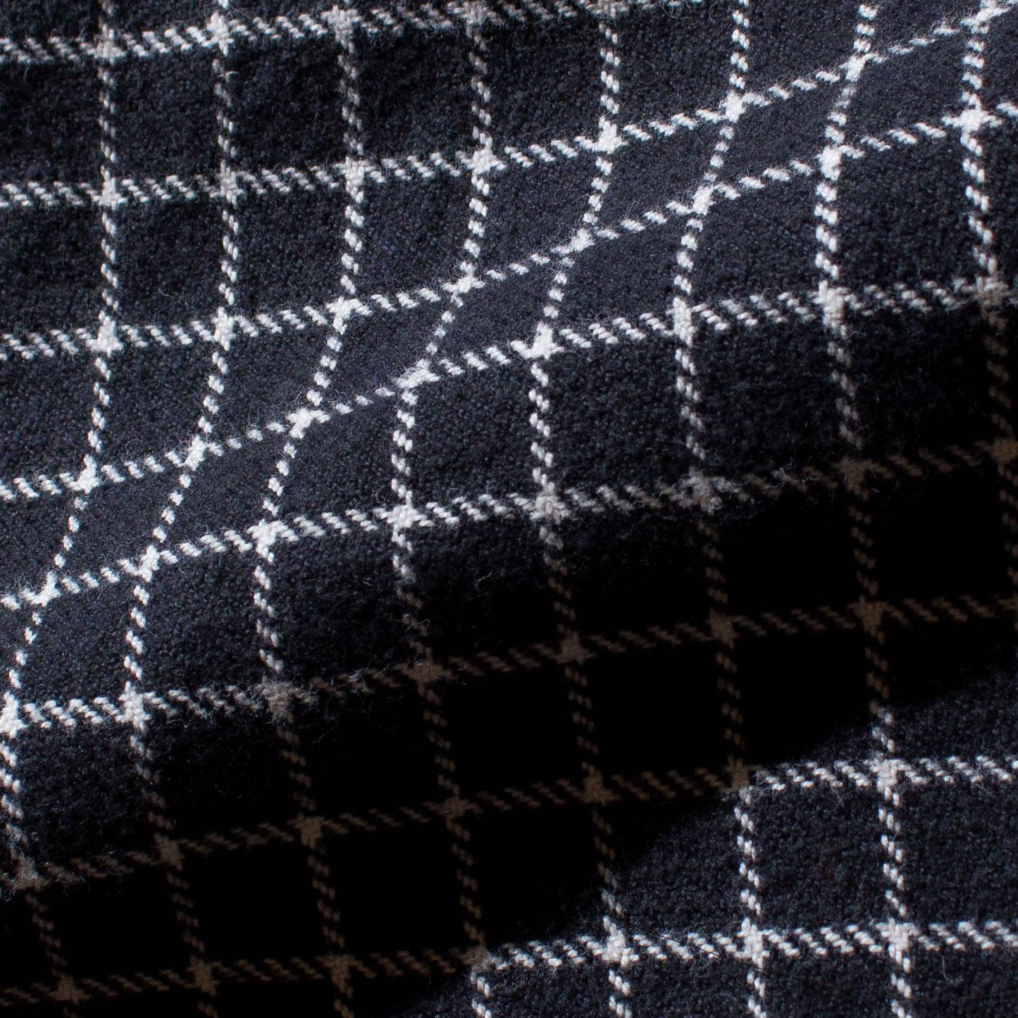 Windowpane Cotton Check Shirt