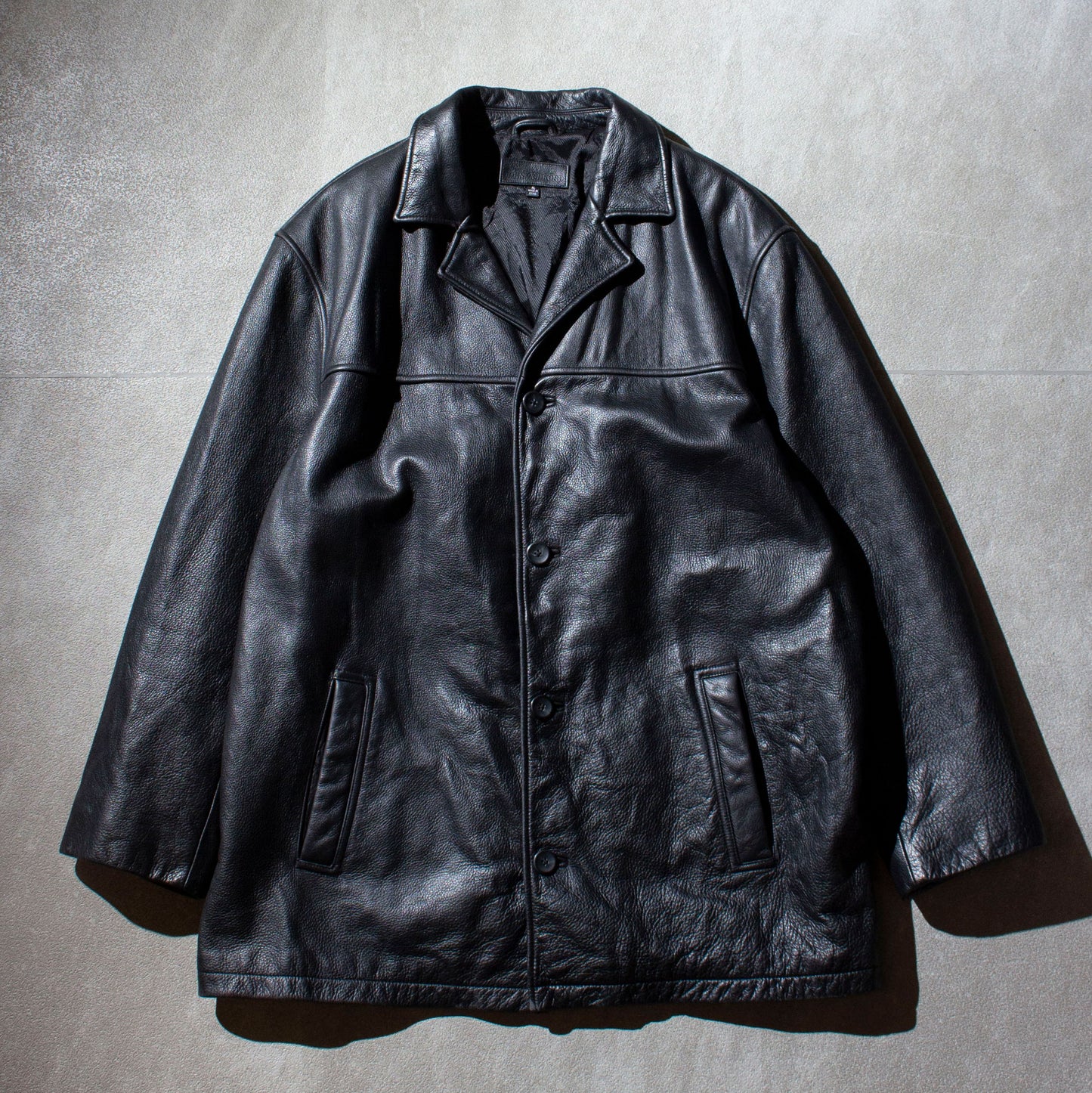 Leather Car Coat