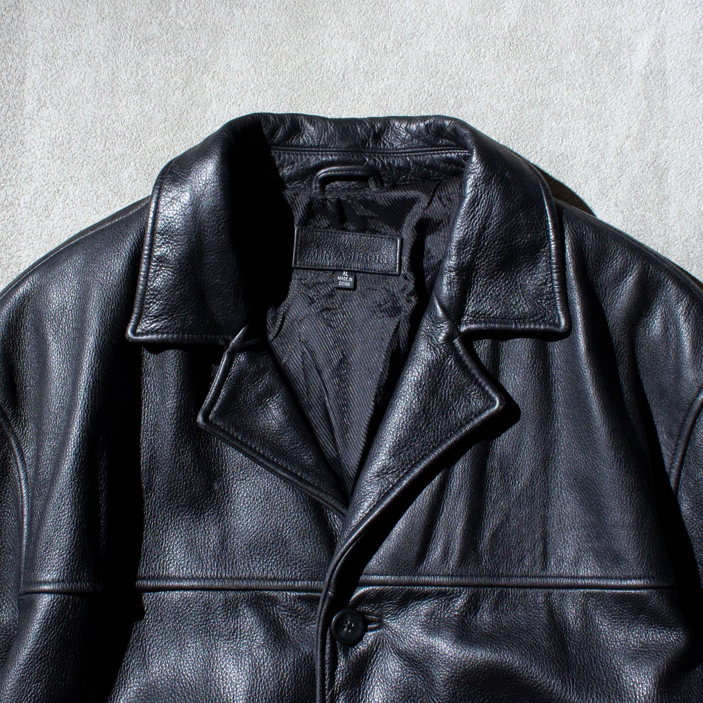 Leather Car Coat